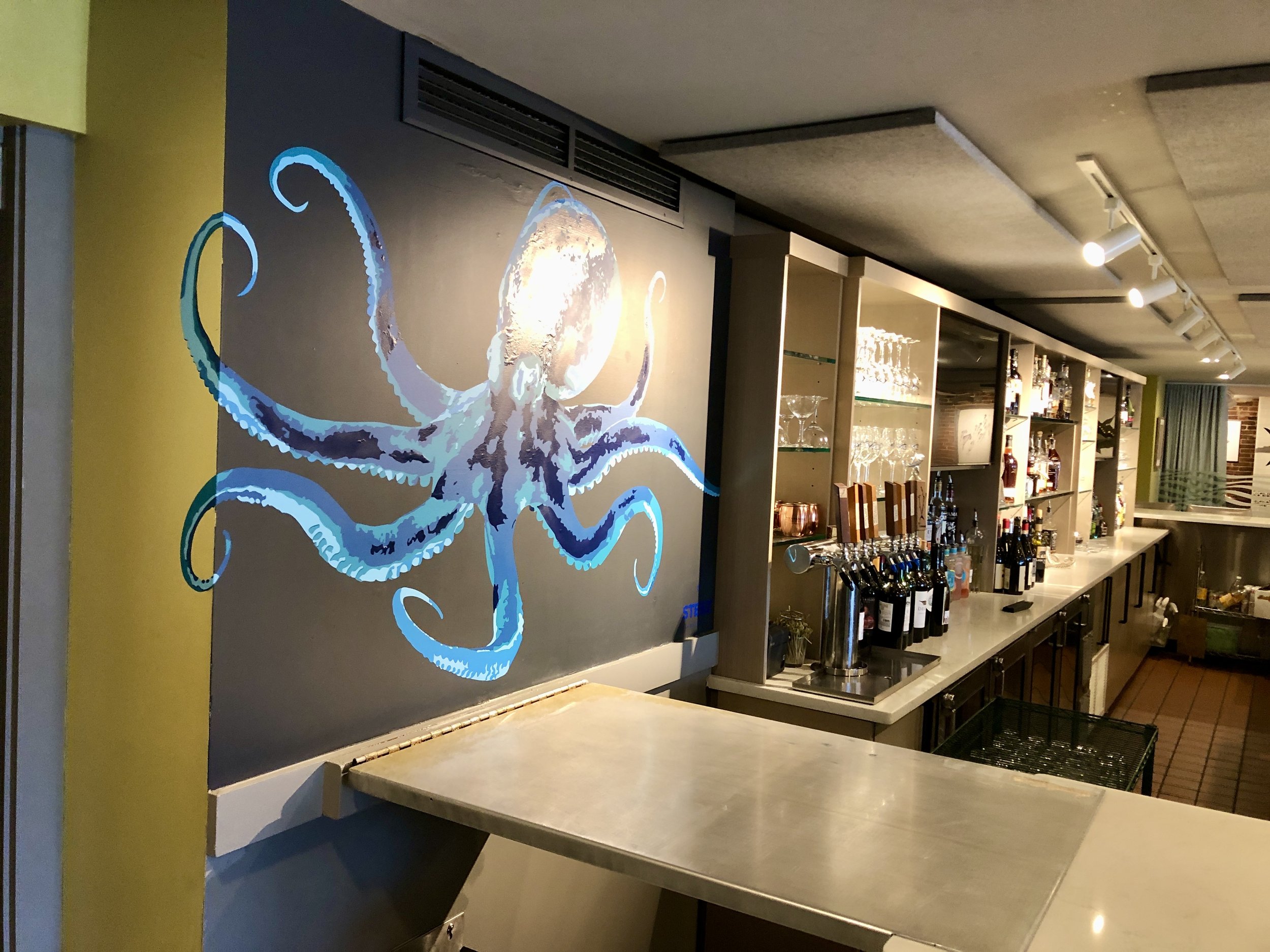 Tonno Octopus Mural