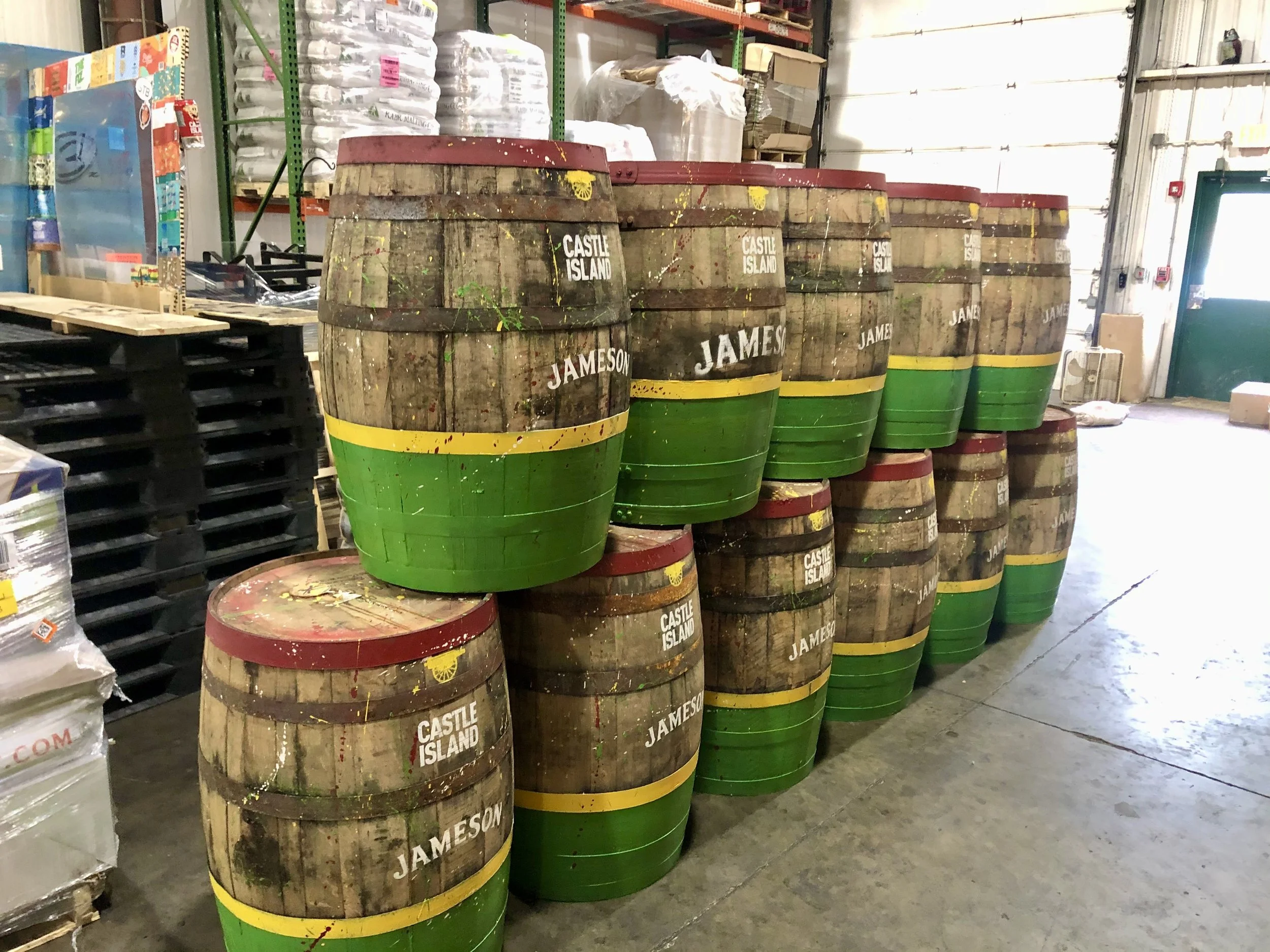Castle Island Jameson Barrels