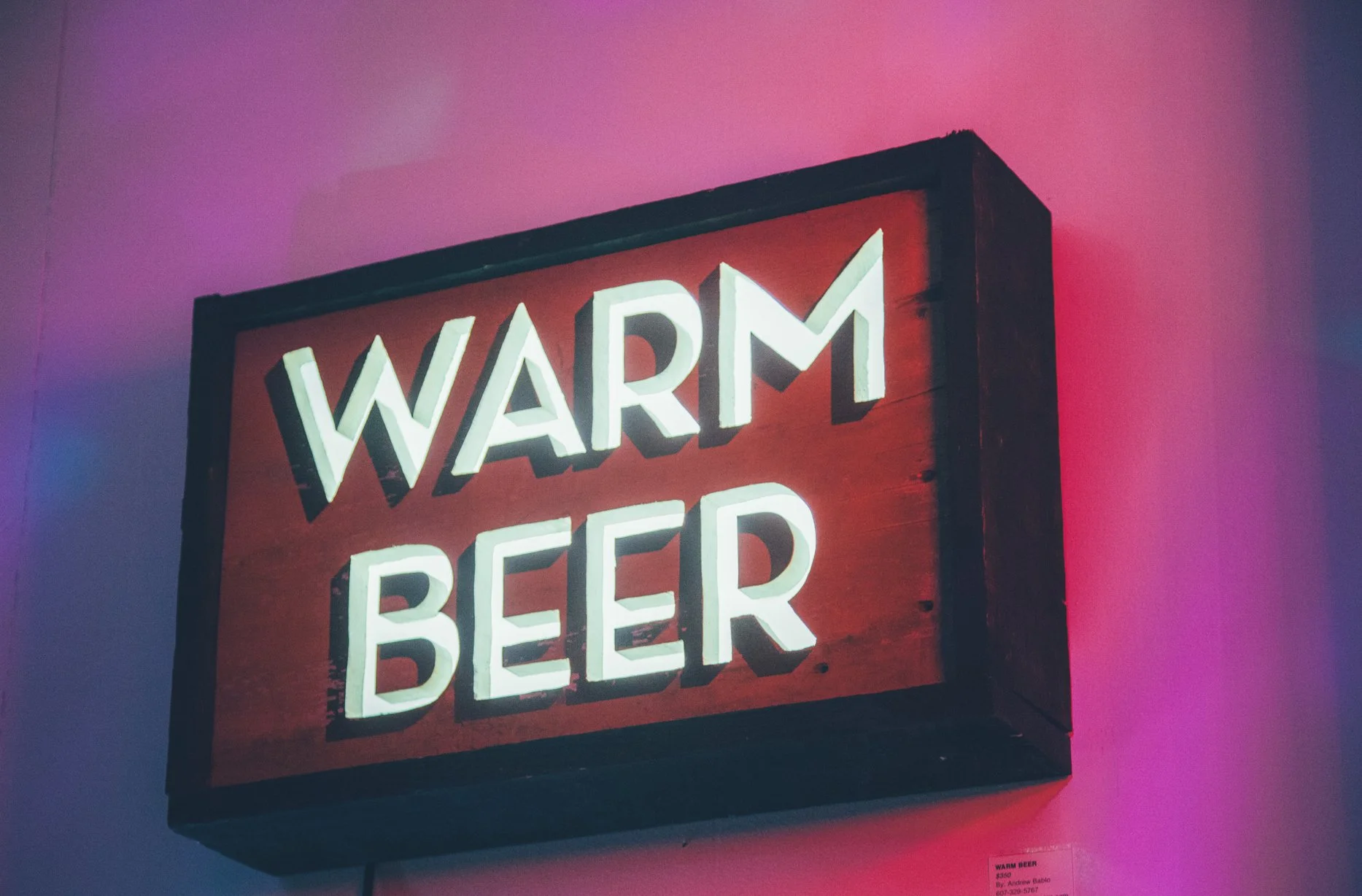 Neon Bar Signs