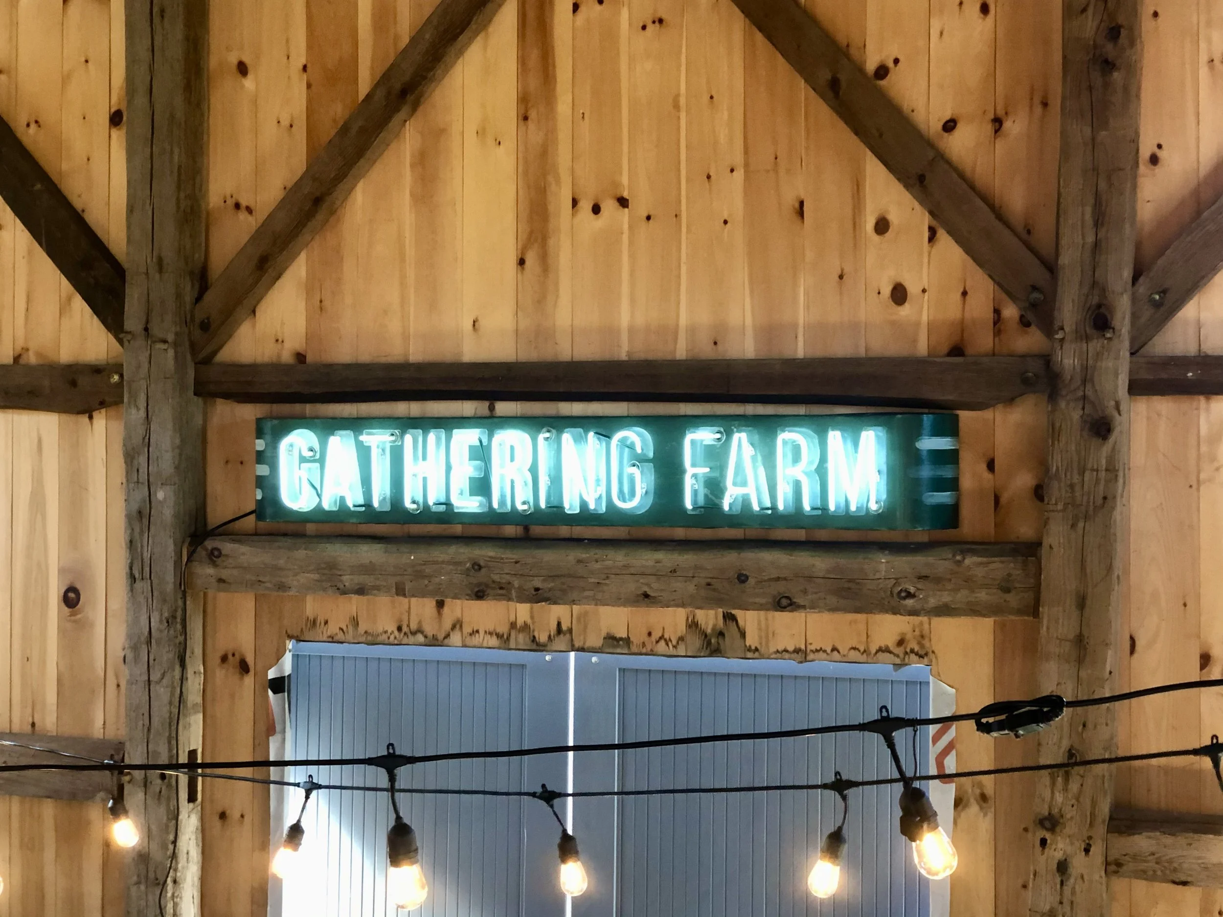 Gathering Farm Neon Sign