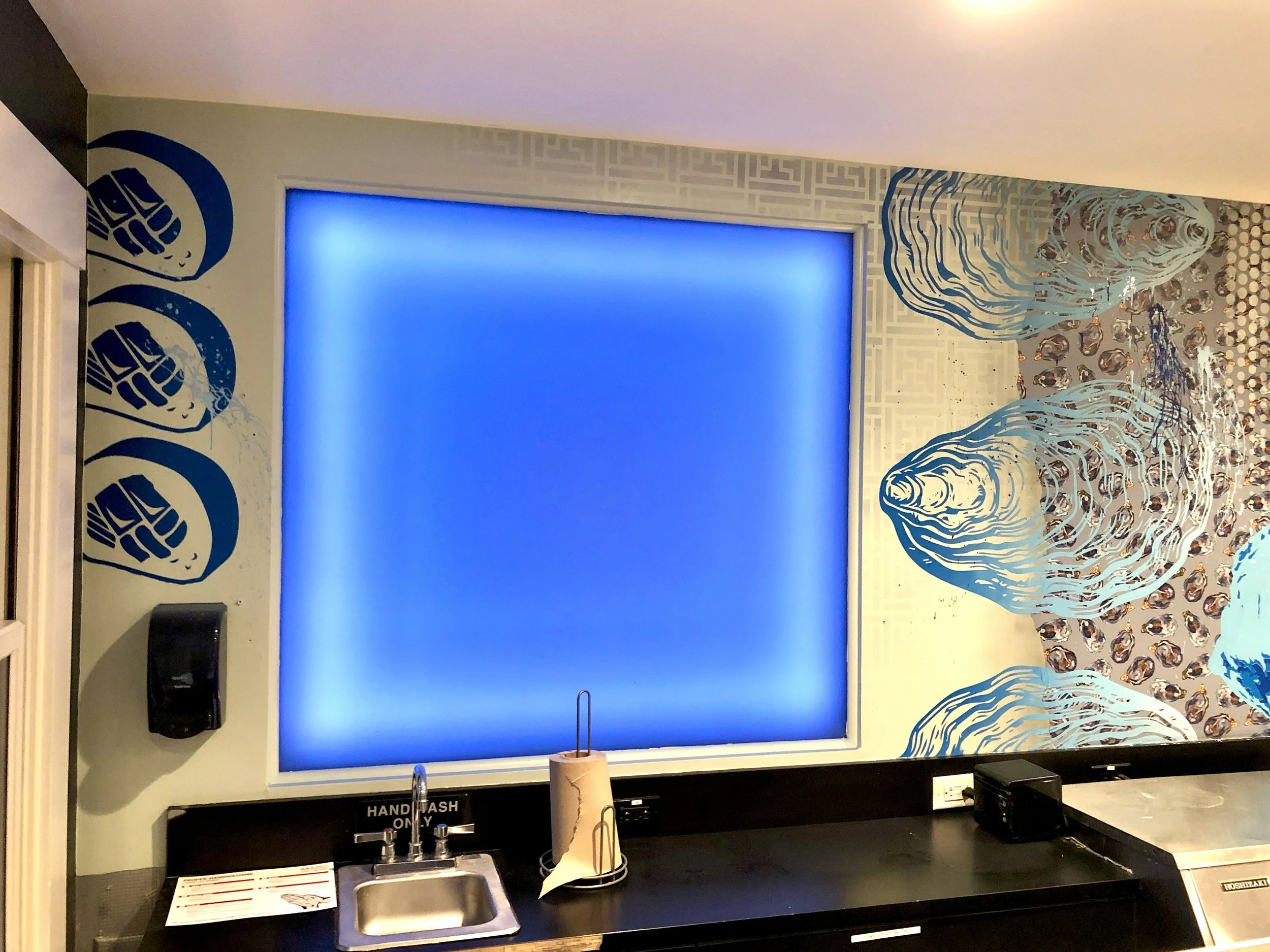 Finz Sushi Mural