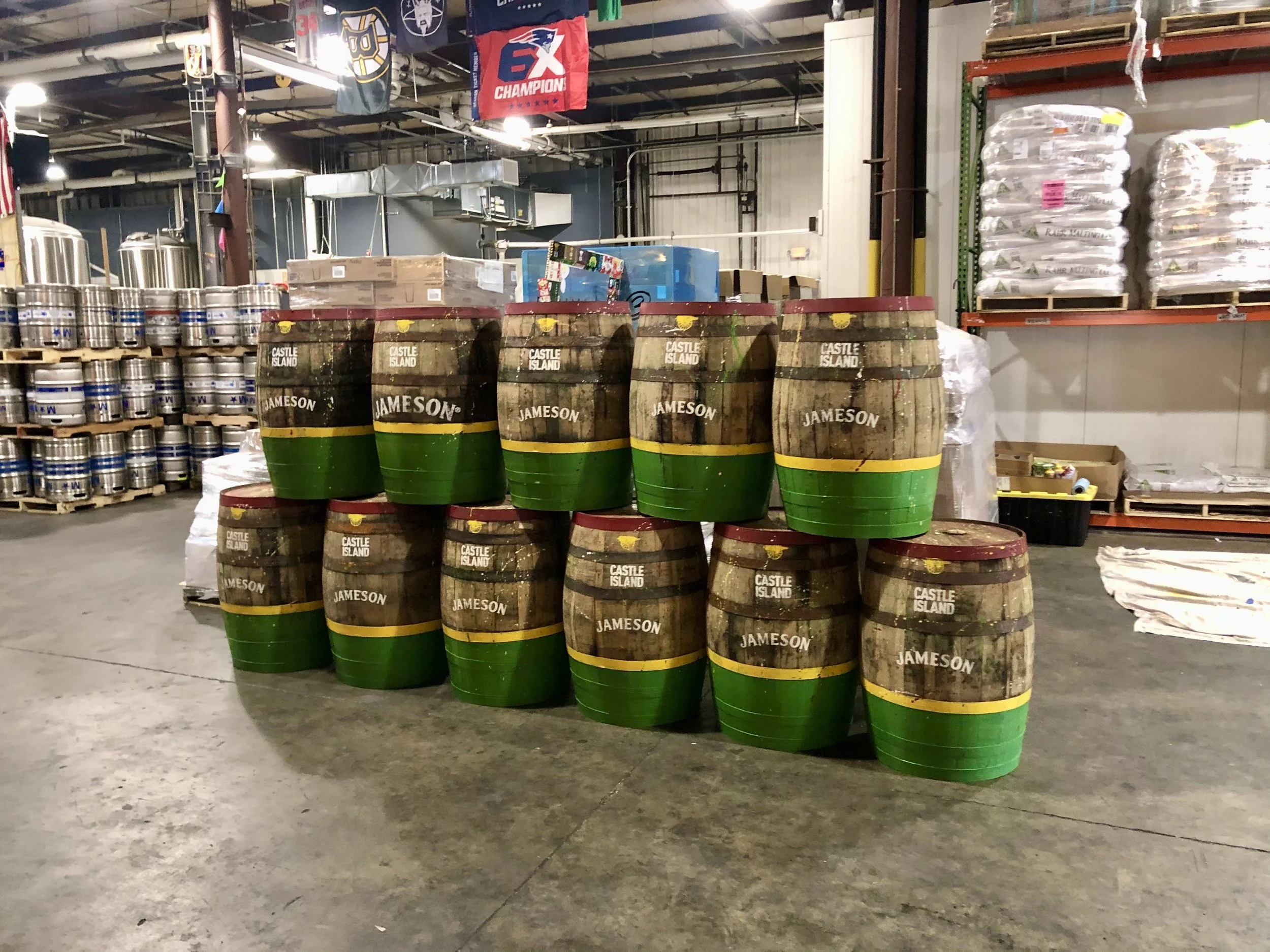 Castle Island Jameson Barrels