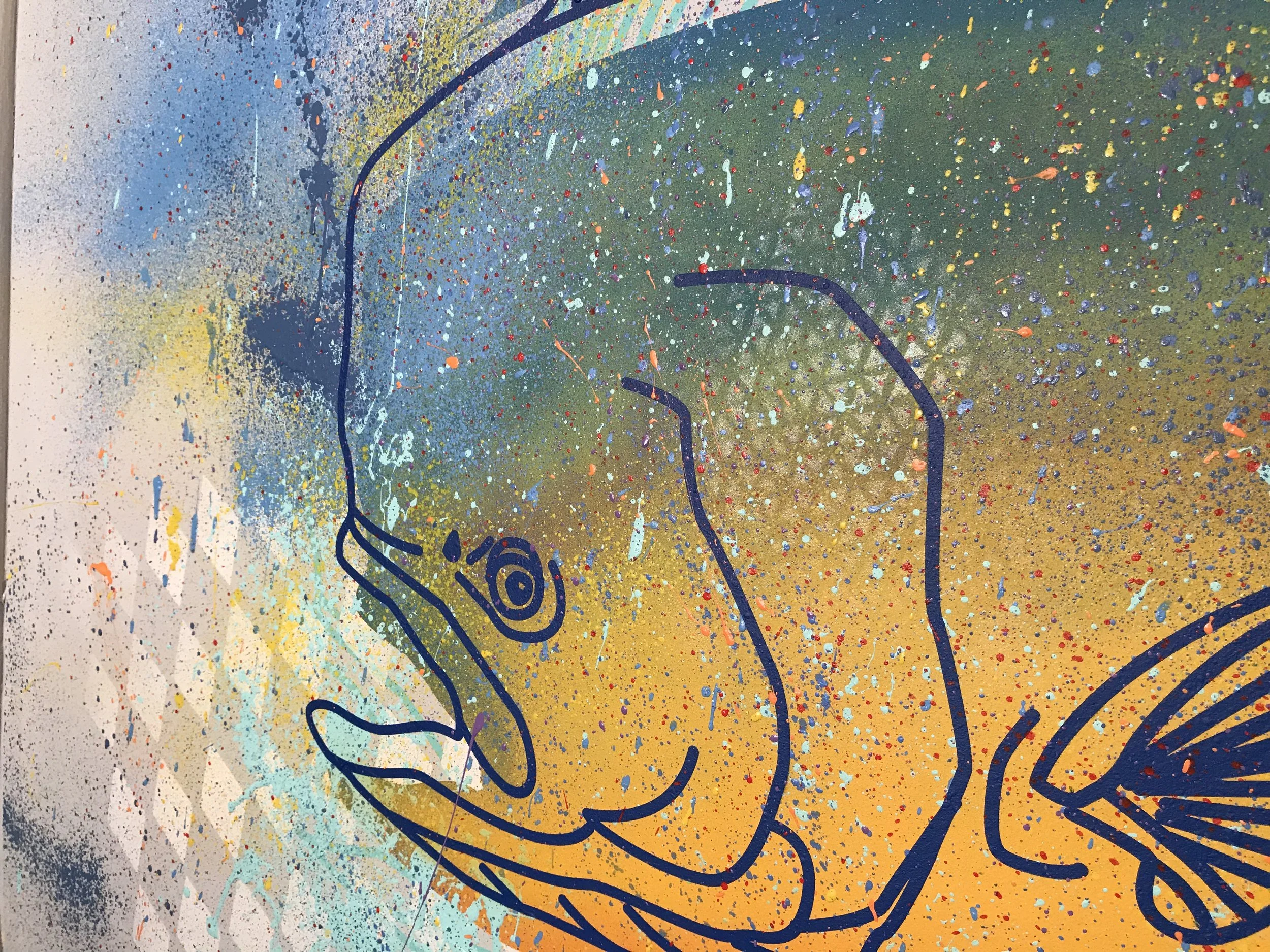 Finz Mahi Mural