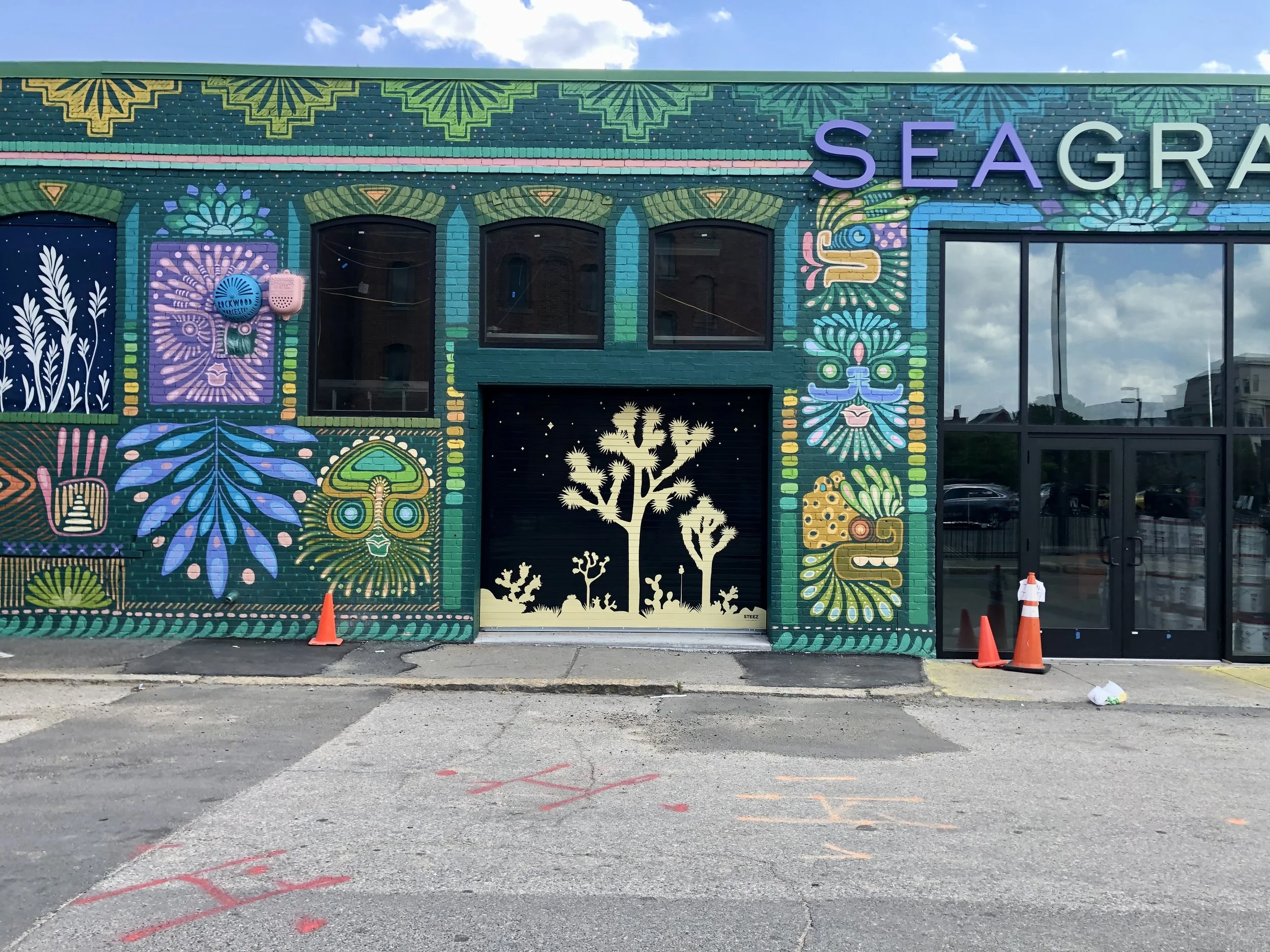Seagrass Desert Mural