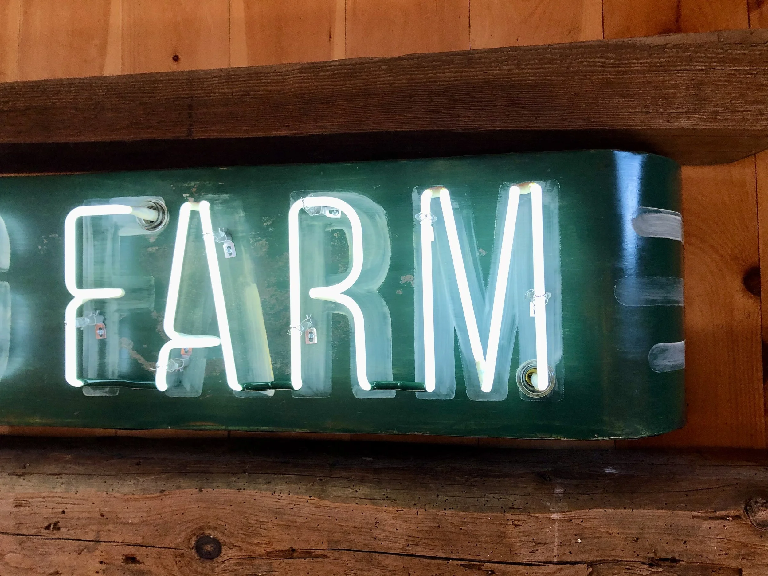 Gathering Farm Neon Sign