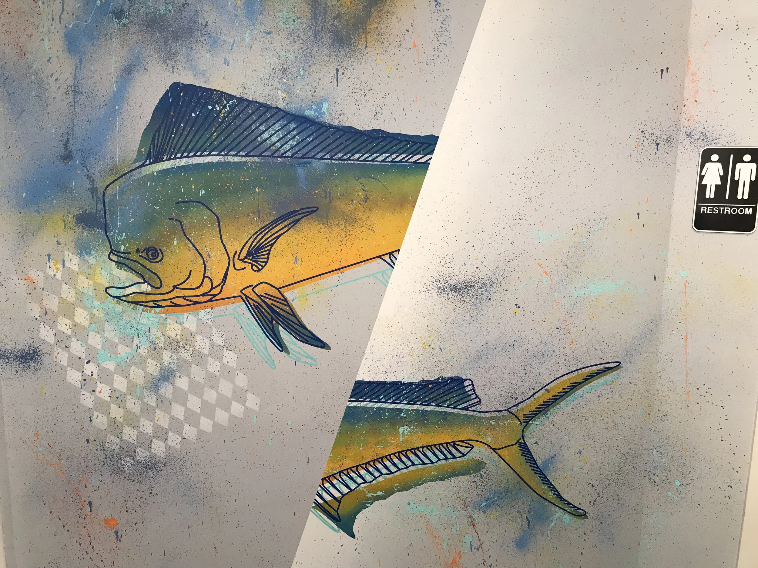 Finz Mahi Mural