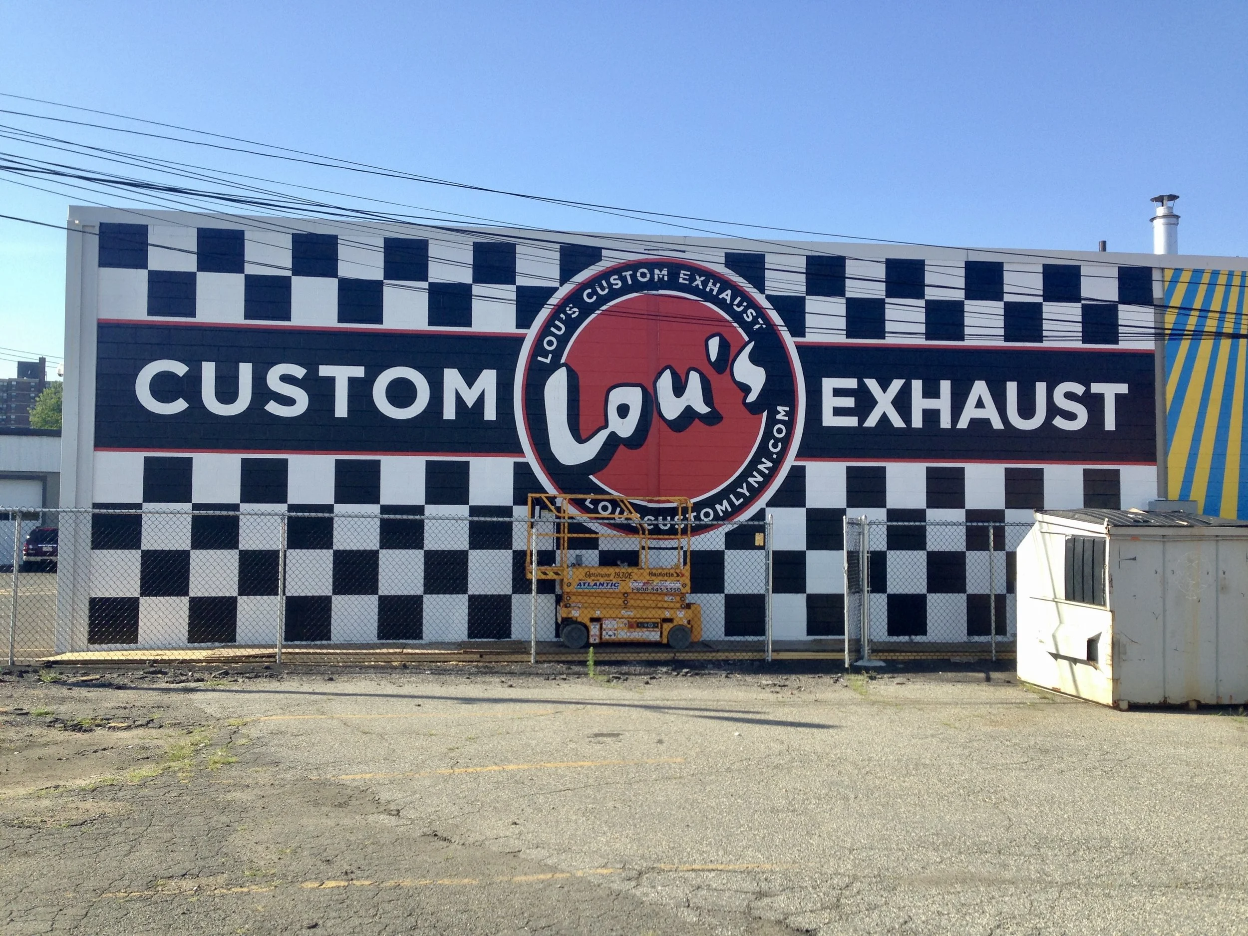 Lou's Exhaust Mural
