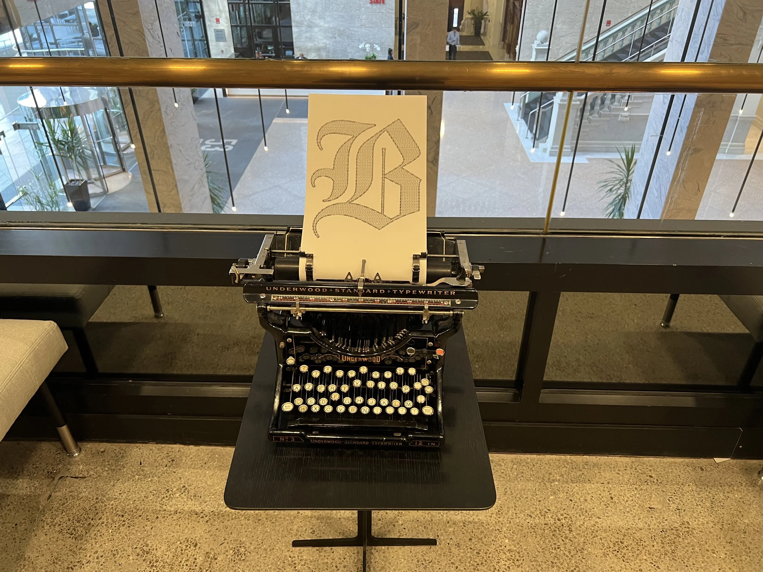 Boston Globe Typewriters