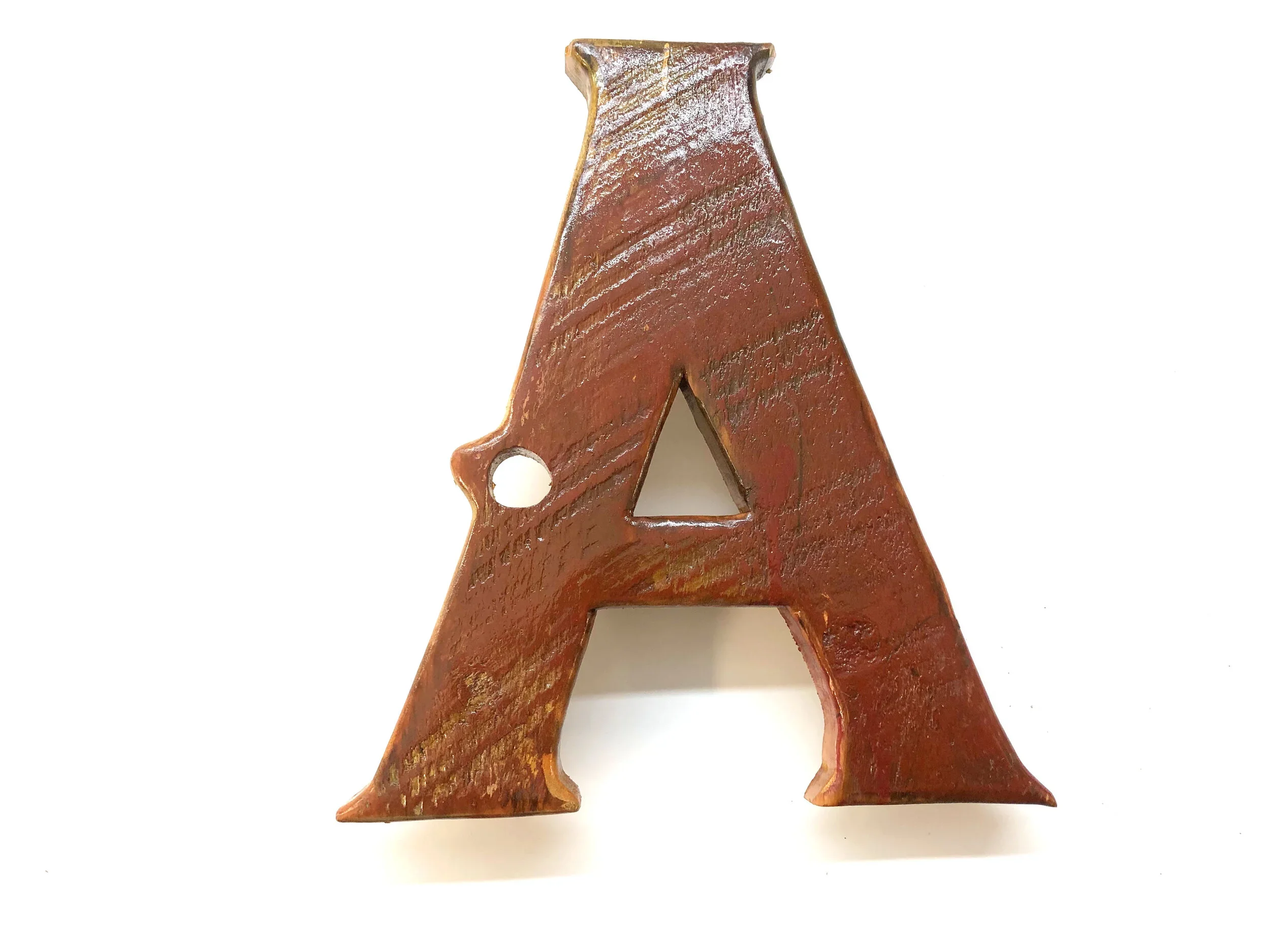 Barn Wood Letter "A"