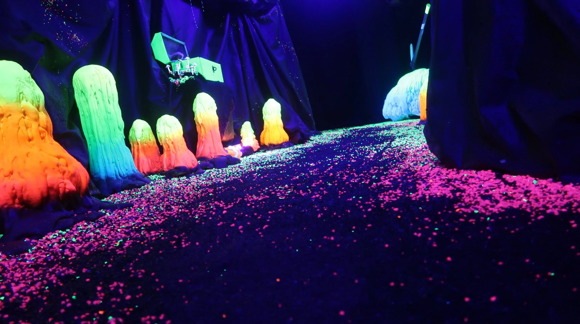 Neon Dream Crystal Cave