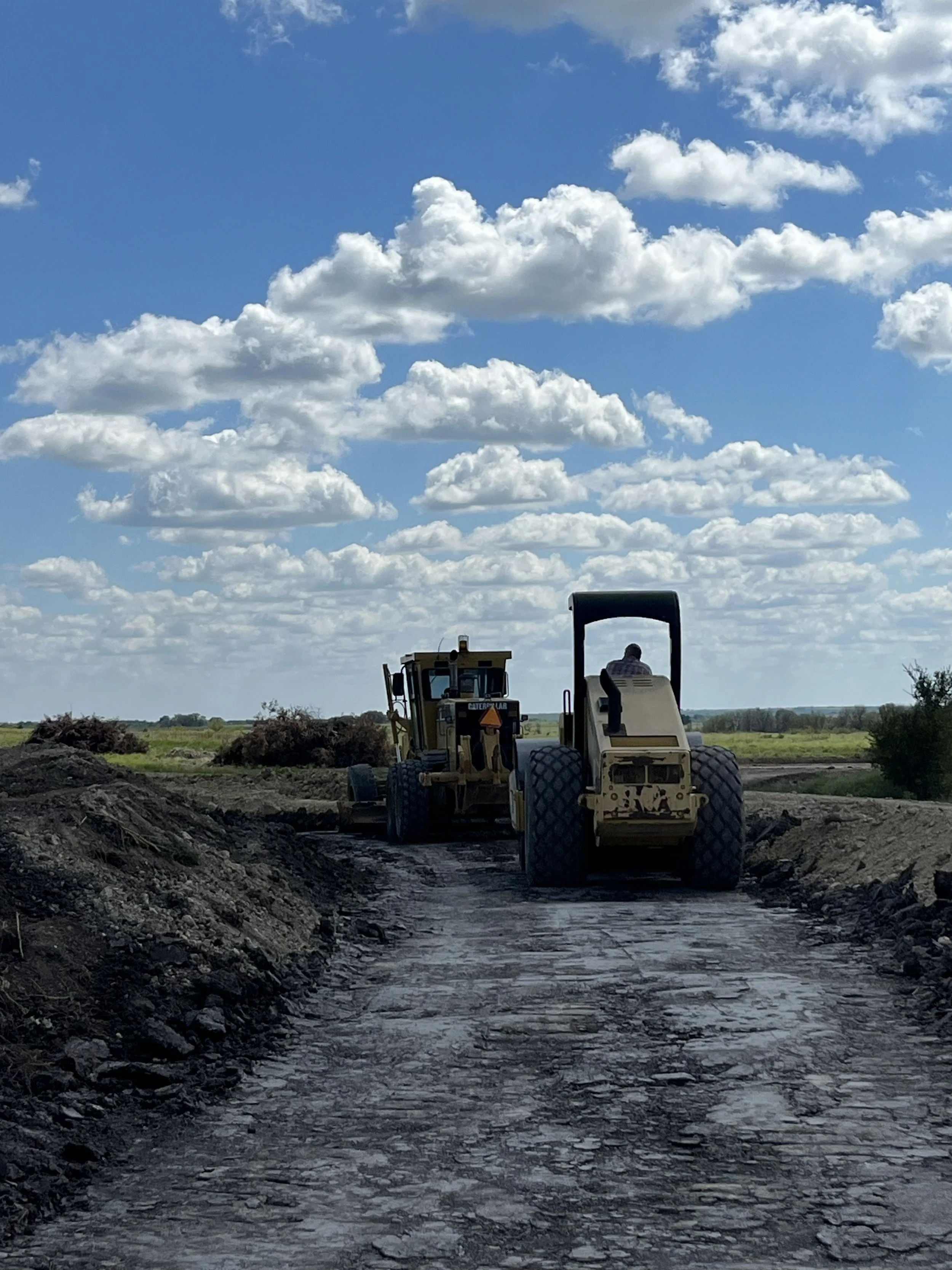 Excavation and site work by Keother Dozing in central Texas.