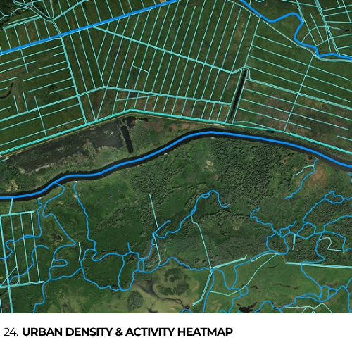 24. Urban Density & Activity Heatmap