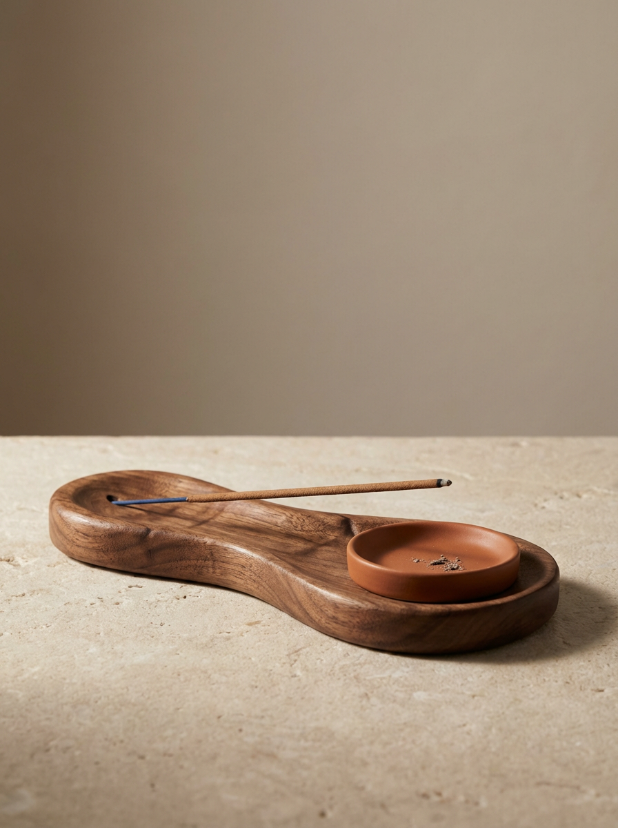 Wooden Incense Holder