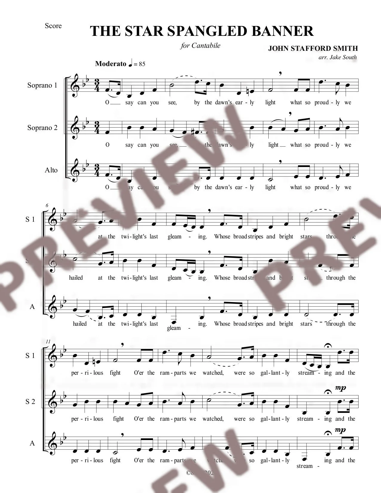 The Star Spangled Banner (SSA)