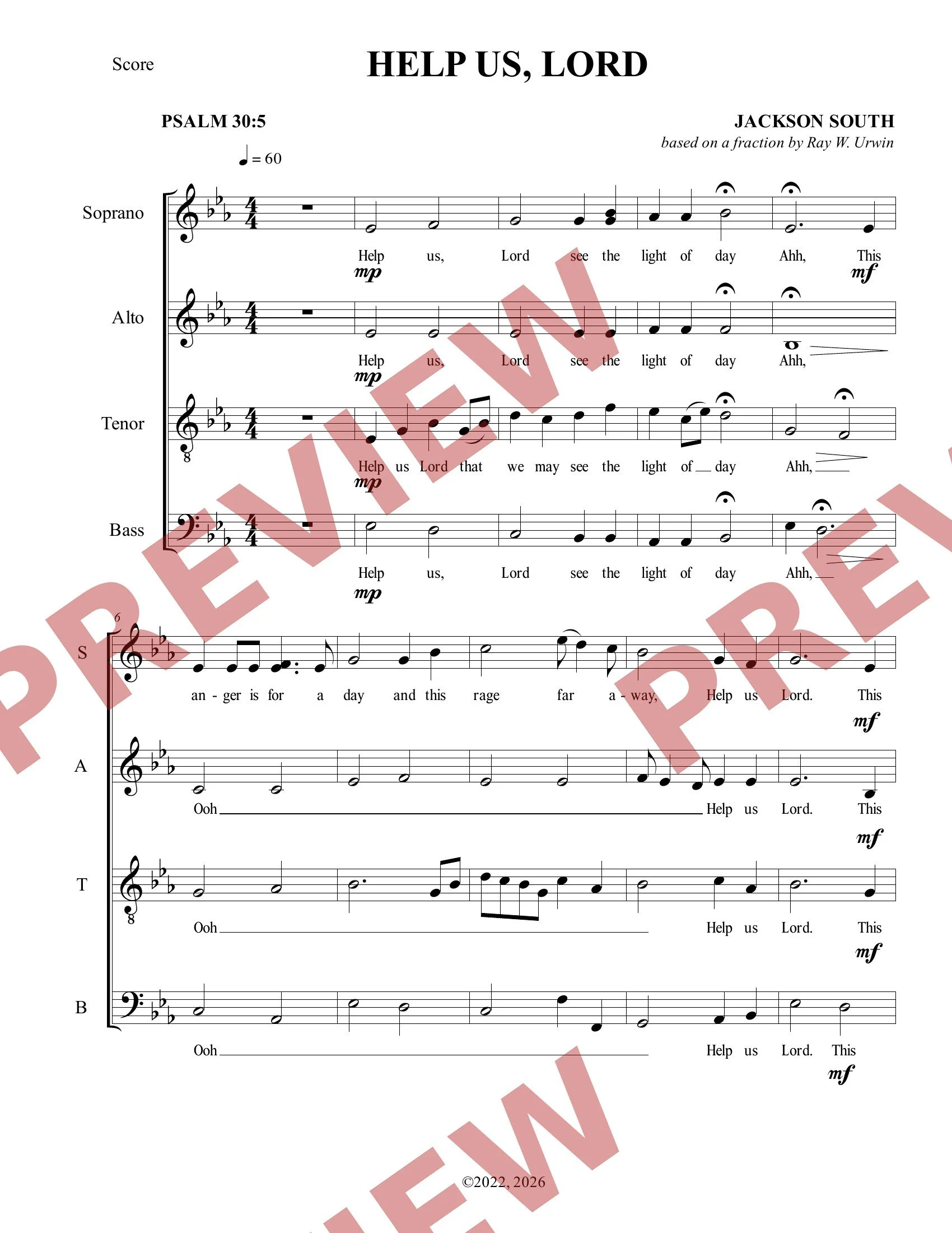 Help Us, Lord (Choir)