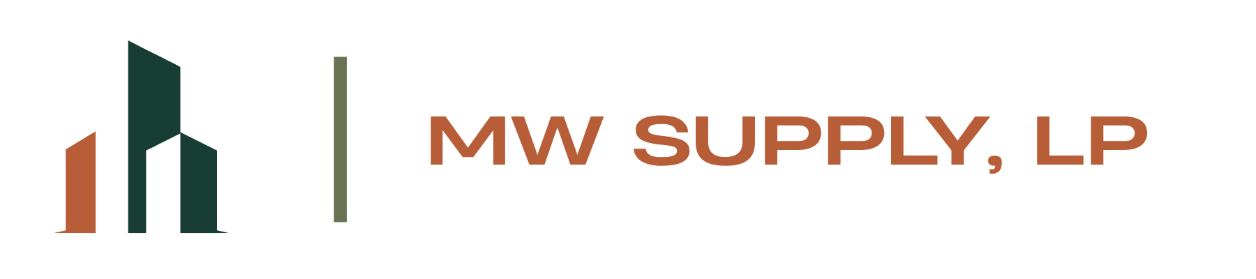 MW Supply, LP Logo for DVBE Building Supply Business