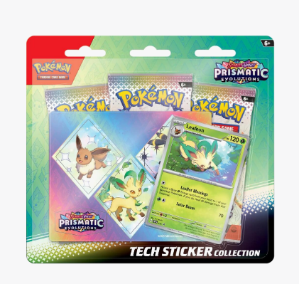Prismatic Evolutions Tech Sticker Collection [Leafeon]