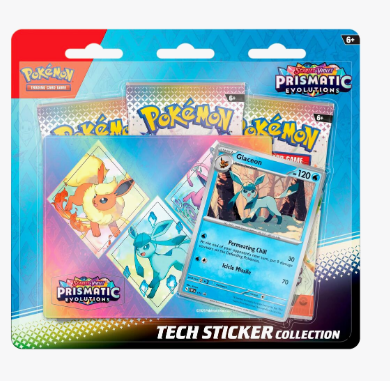 Prismatic Evolutions Tech Sticker Collection [Glaceon]