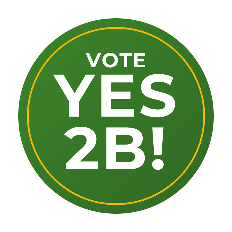 Vote YES on Ballot Question 2B