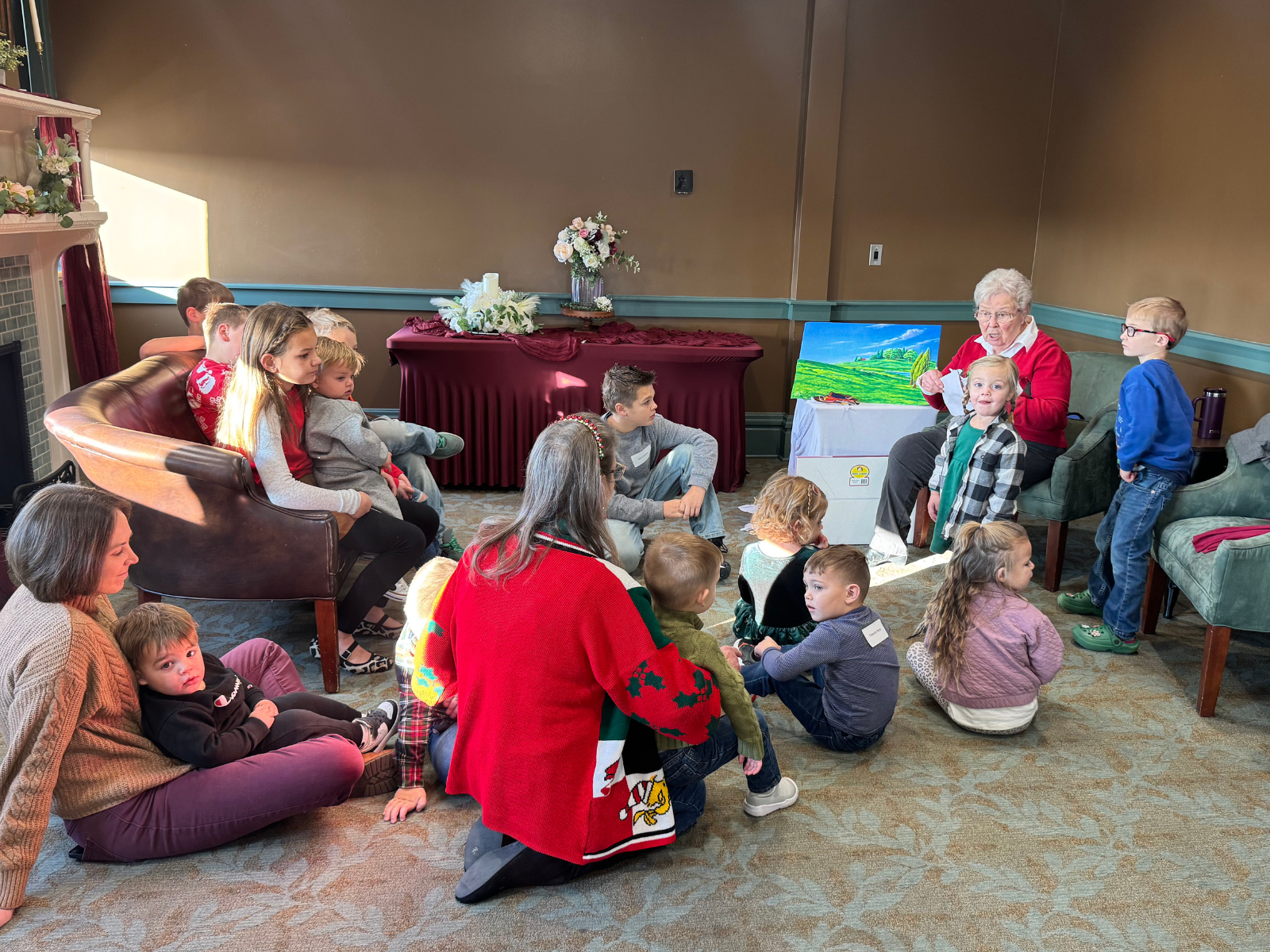 Children at Firm Foundation Church