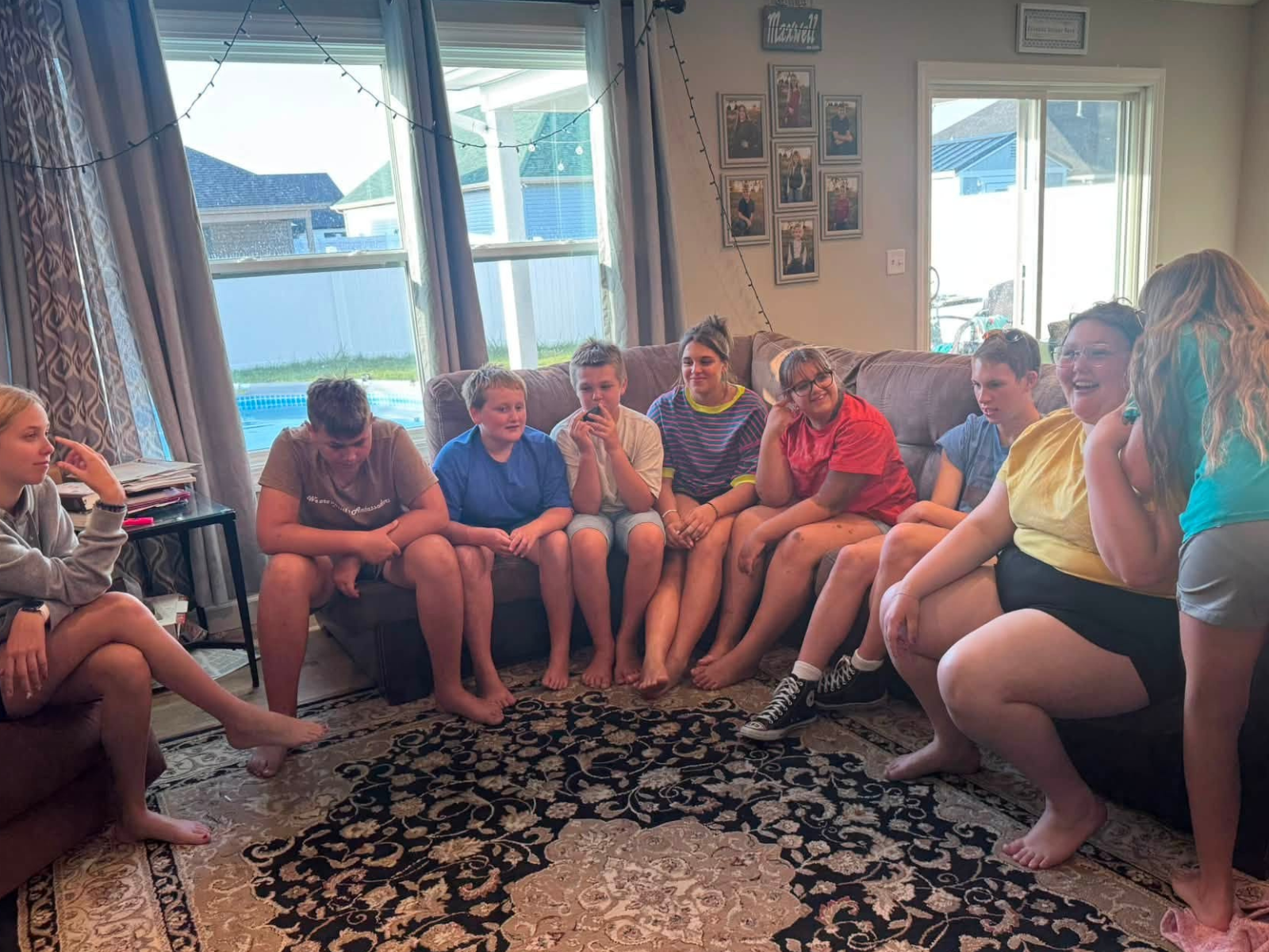 Students at Firm Foundation Church