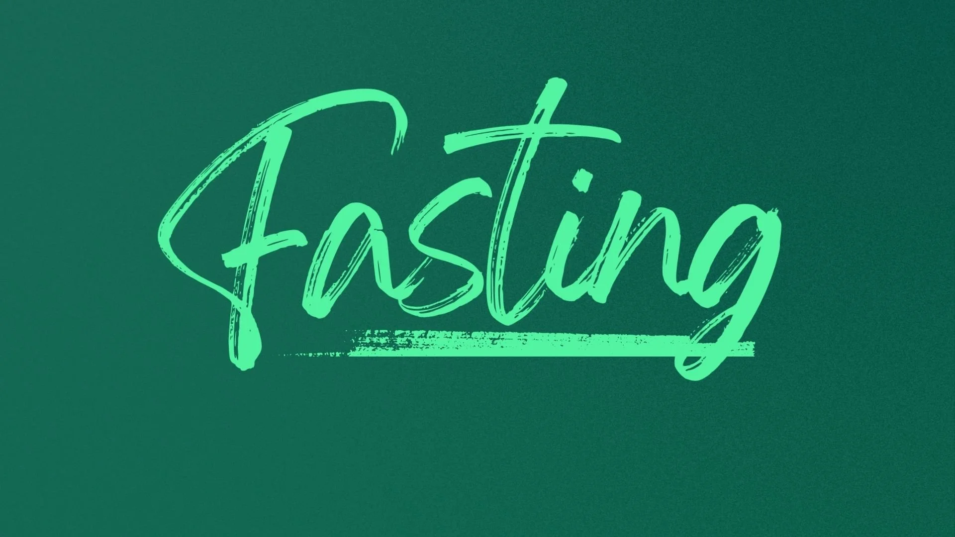 Neon green handwritten text that says "Festing" against a dark green background.