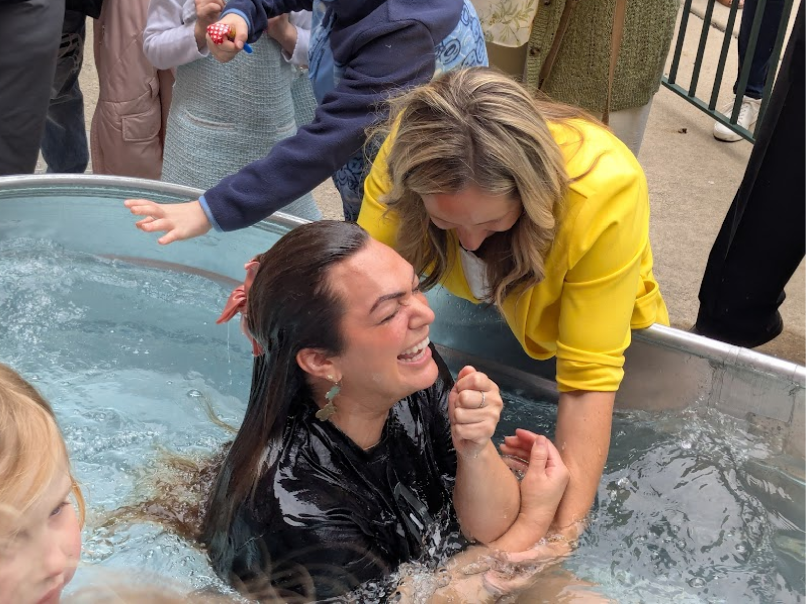 Baptism at Firm Foundation Church