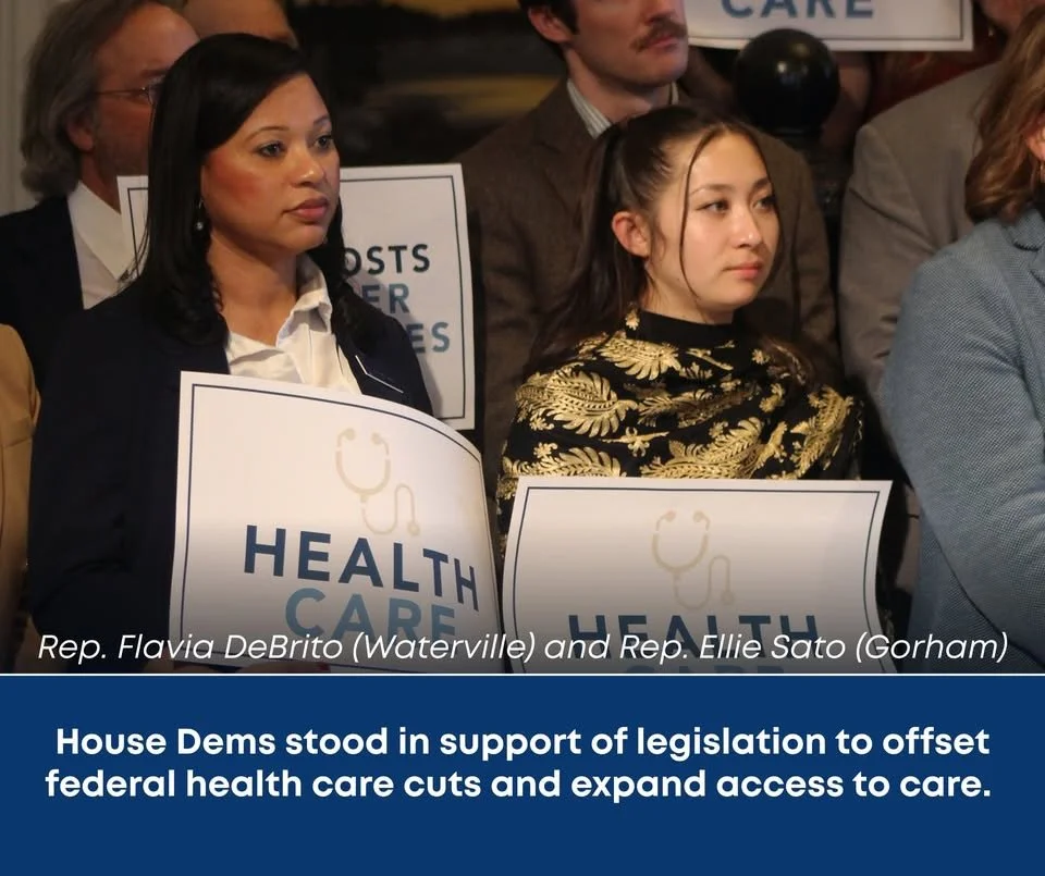 Flavia DeBrito supporting legislation to protect access to health care