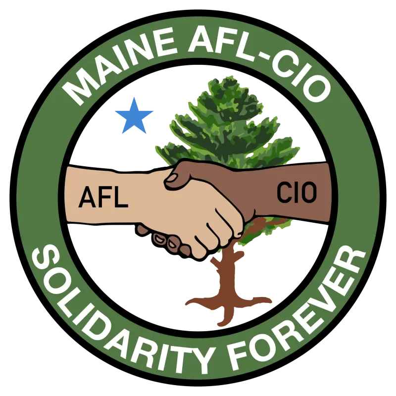 Maine AFL-CIO endorsement logo