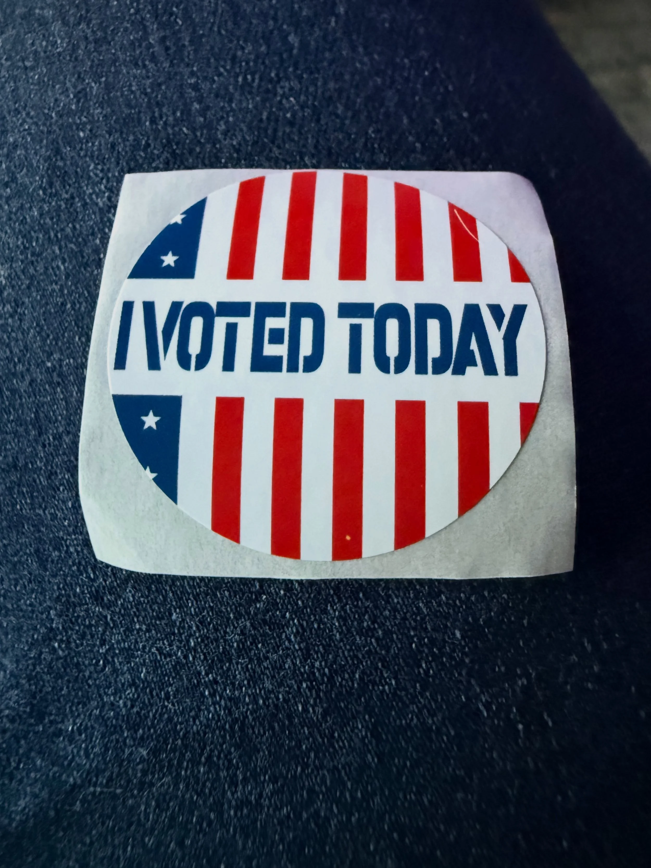 Steve and I were the first people to early vote today at the Scudder school voting location!  Don&rsquo;t wait.  Vote this week and tell your friends to vote .  Polls open at 9am this week and even earlier next week. We need to vote in better leaders