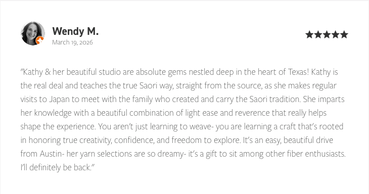 Screenshot of Wendy M.'s review, dated March 19, 2026, with a five-star rating.