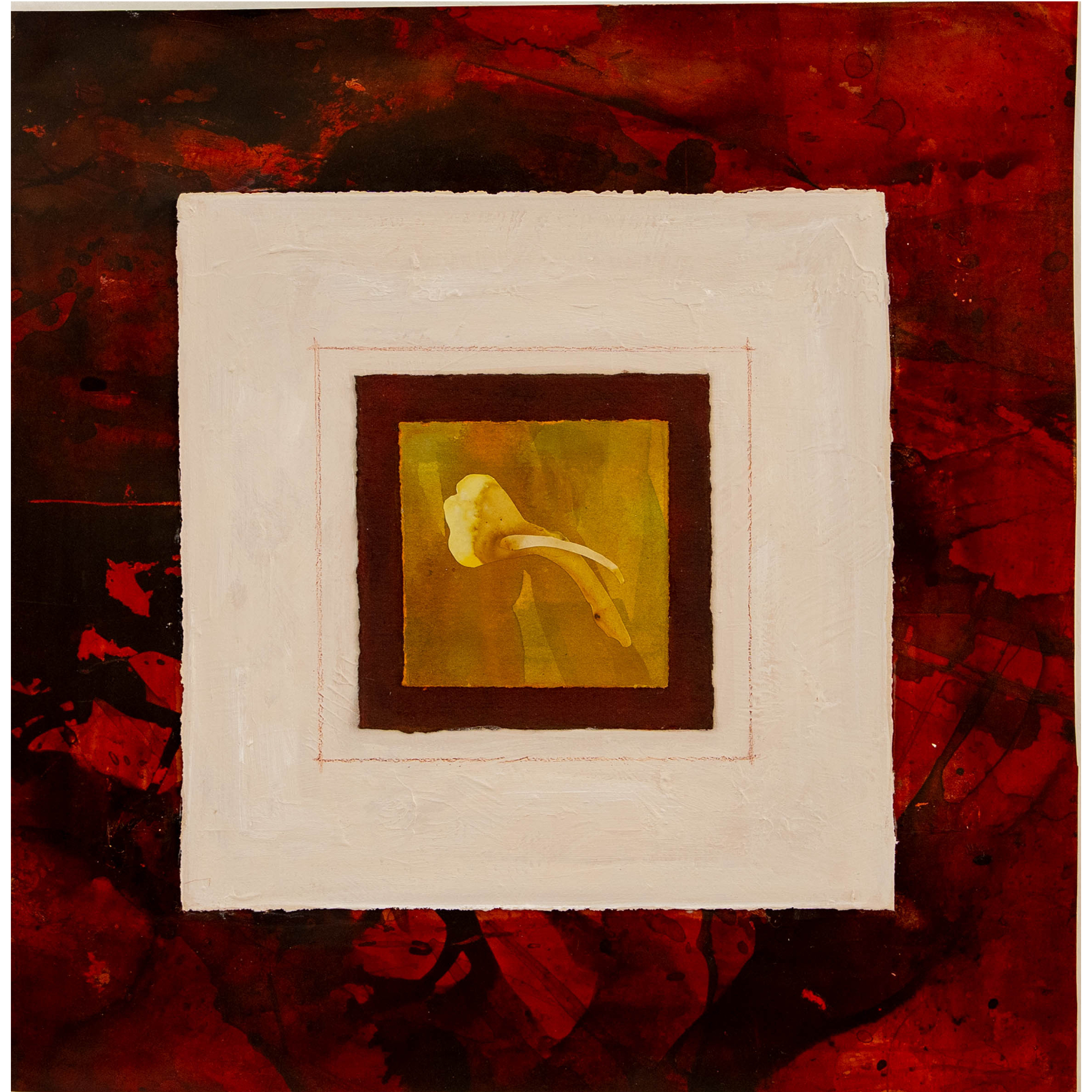Remember Me When I’m Gone,
Mixed media on yupo,
12.25 x 12.25 in,
2026