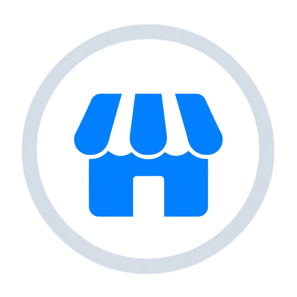 3D blue icon of a clenched fist inside a circular badge.