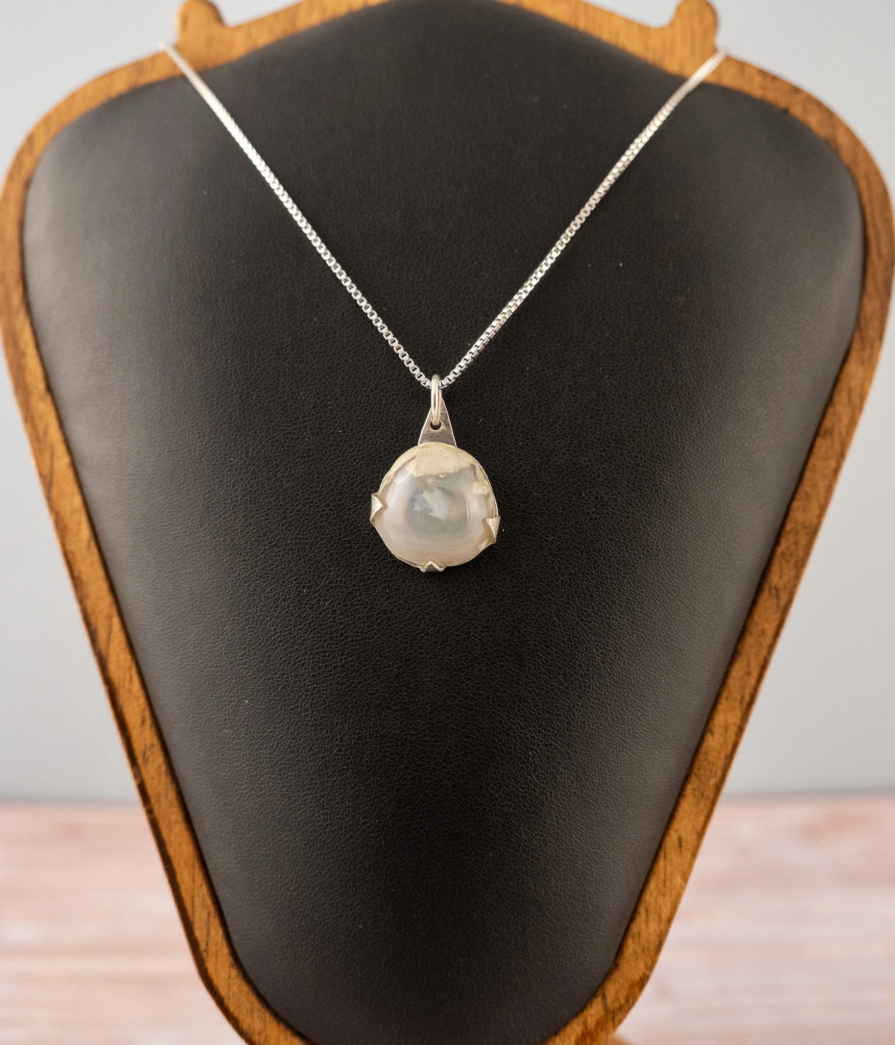 Naches Thunderegg Agate Sterling Silver Pendant