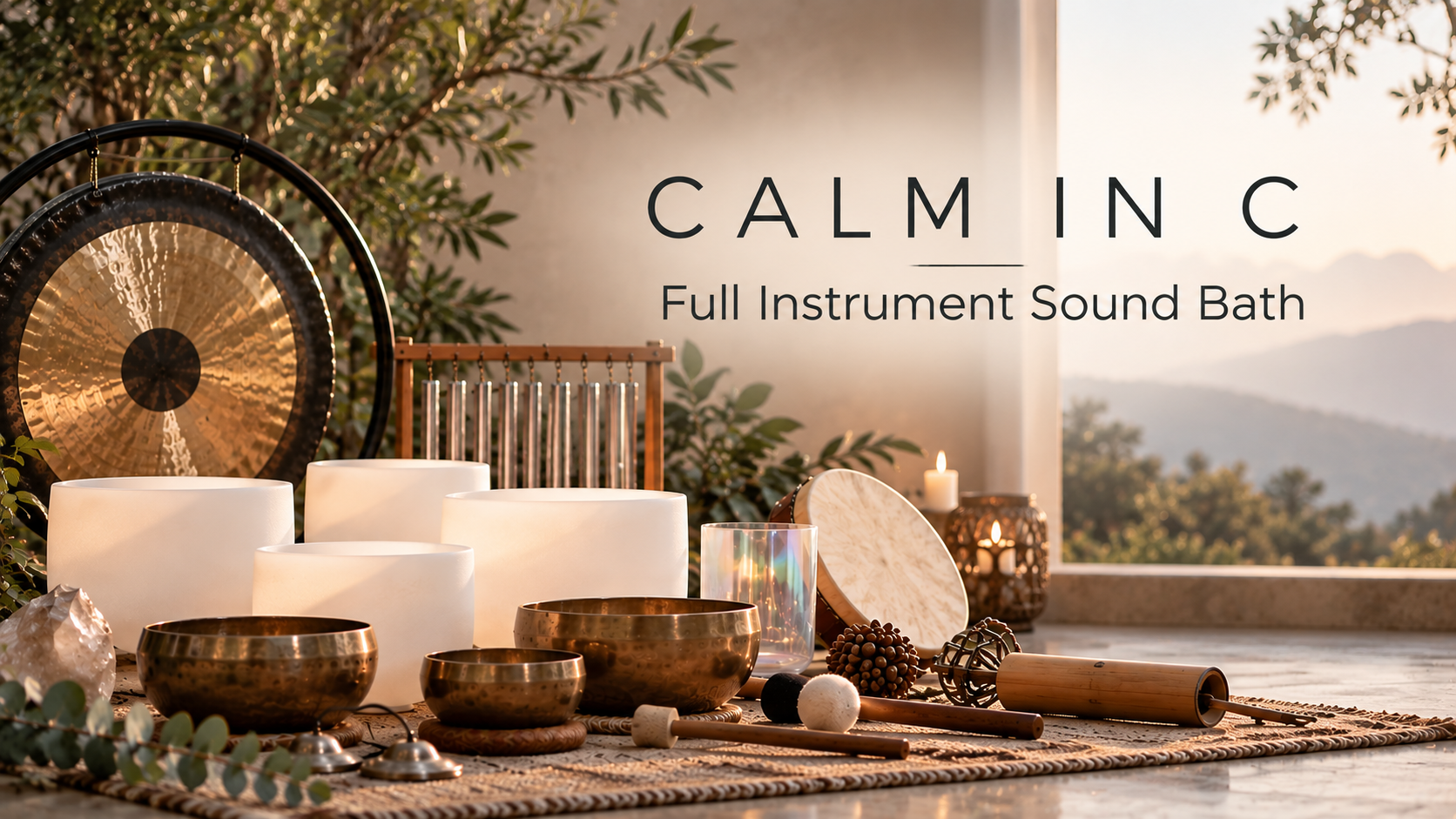 Calm in C - Full Instrument Sound Bath | 22 min