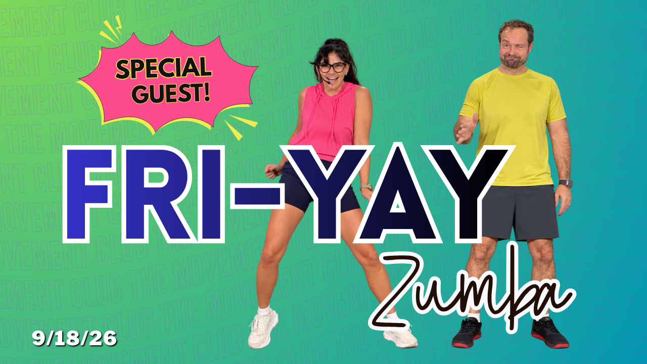 September 18. 2026 | Fri-YAY Zumba