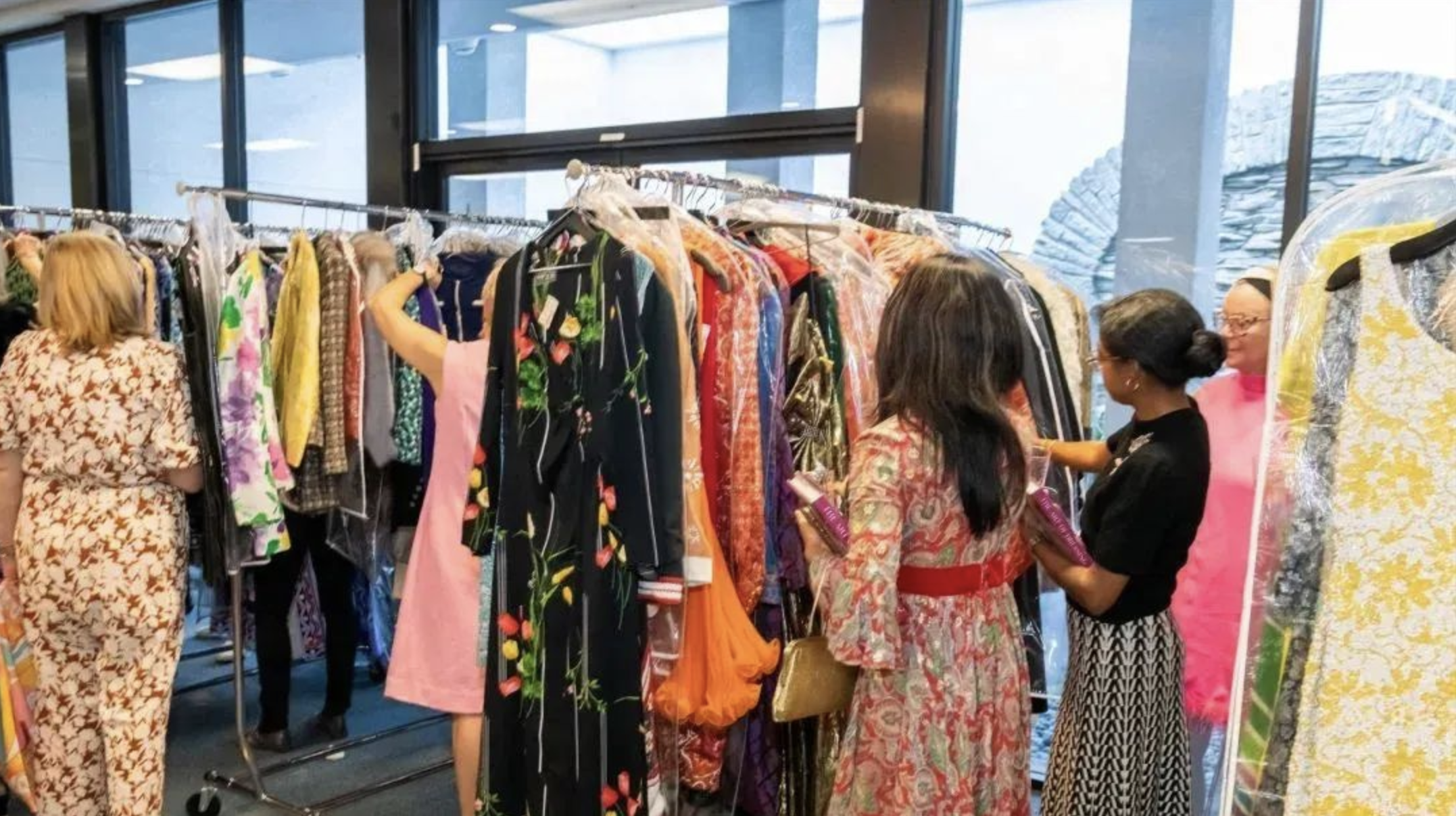 Curated vintage fashion event during Modernism Week