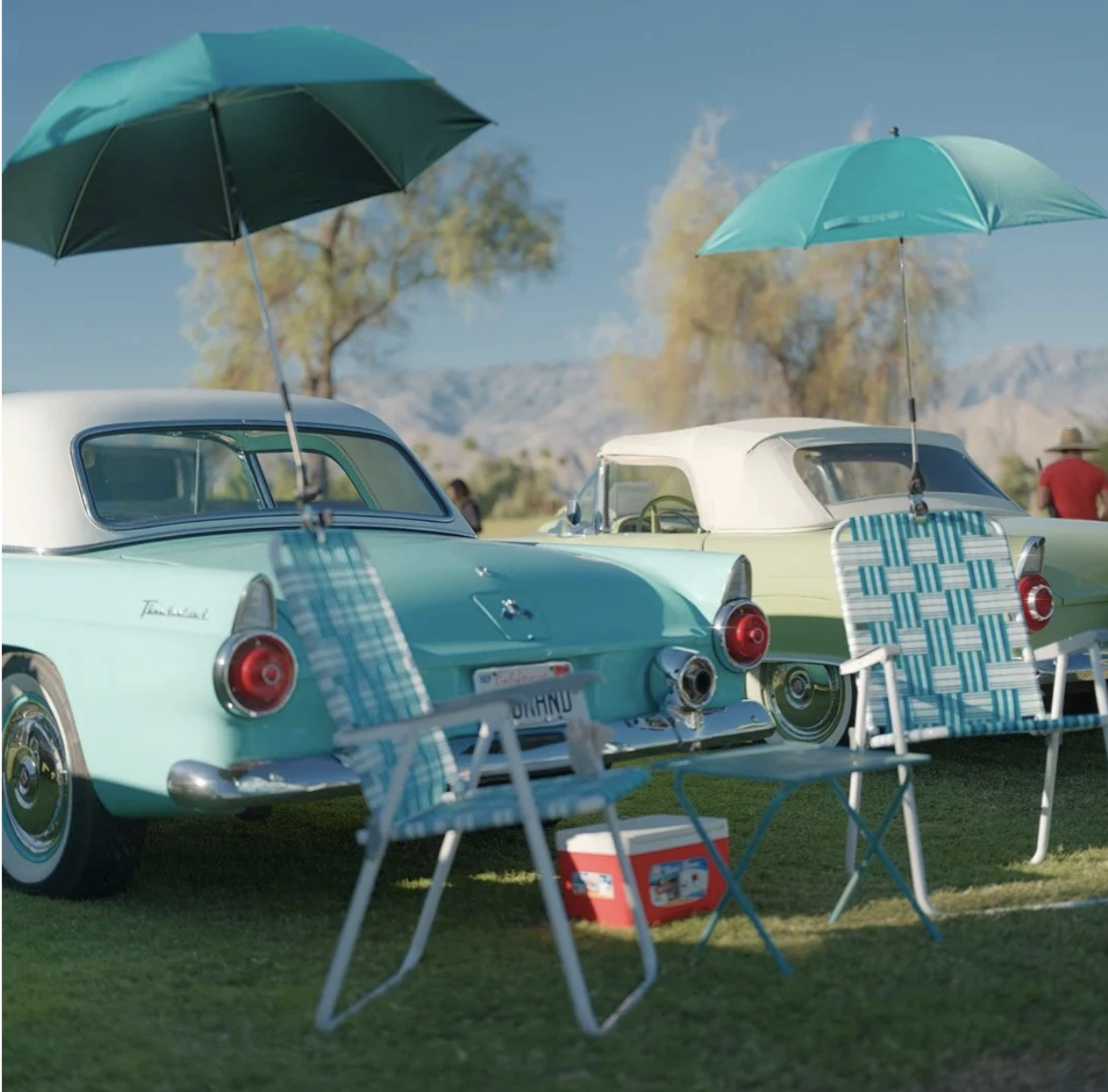 Vintage cars at the Modernism Week Casual Concours