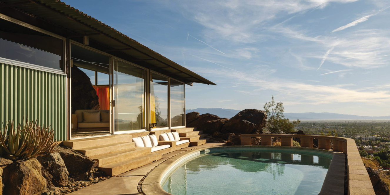 Albert Frey’s Frey House II overlooking Palm Springs