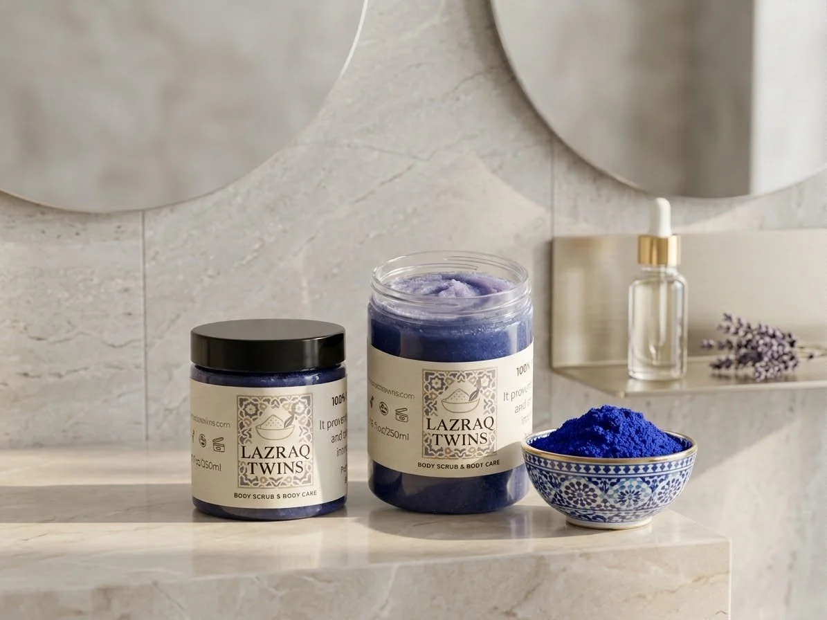 Moroccan Blue Nila Glow Scrub