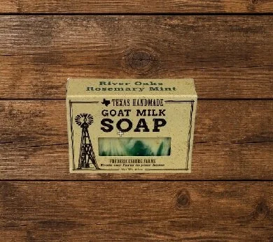 Goat Milk Soap River Oaks Rosemary Mint