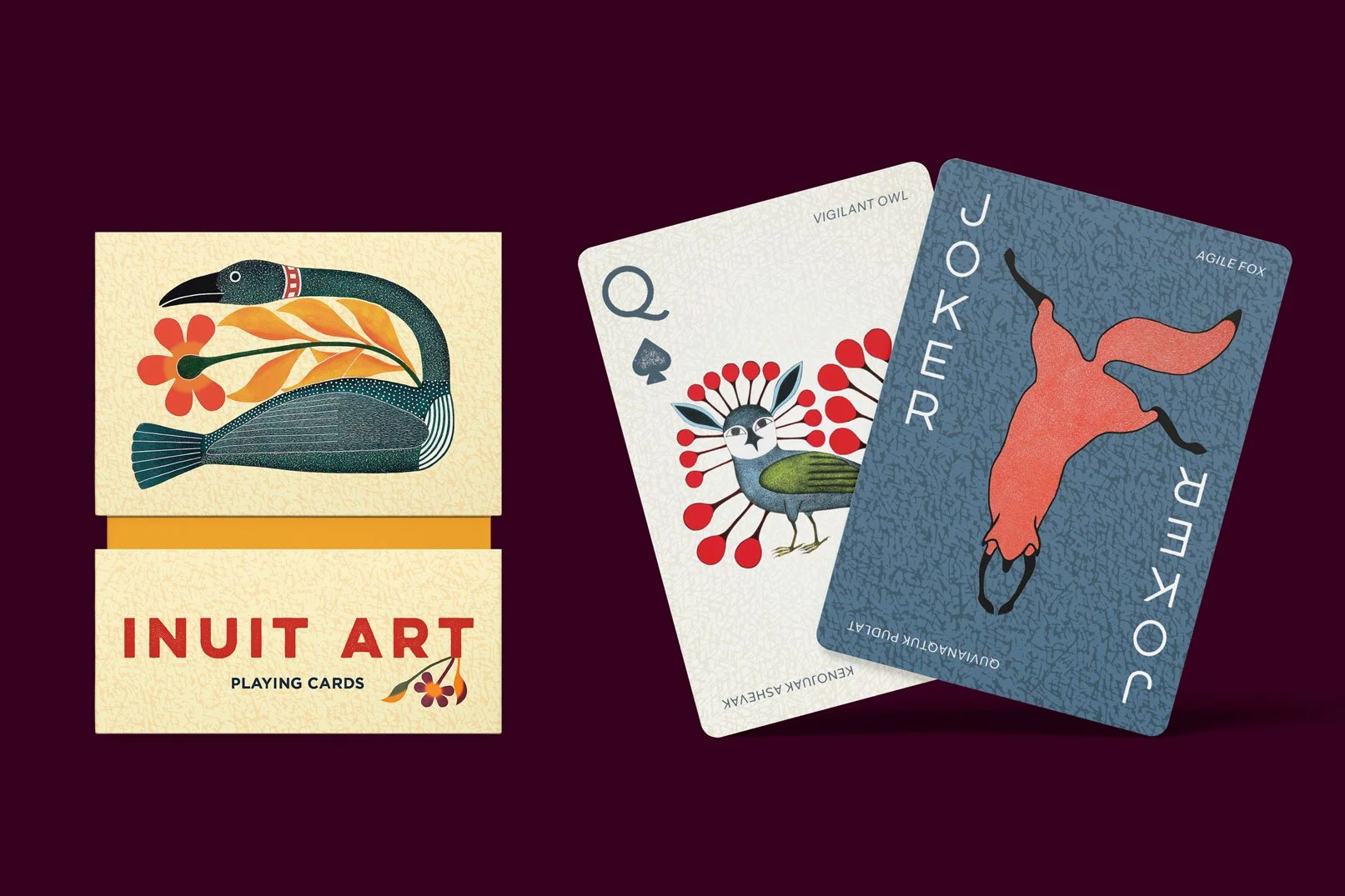 Inuit Art playing cards in partner with Dorset Fine Arts