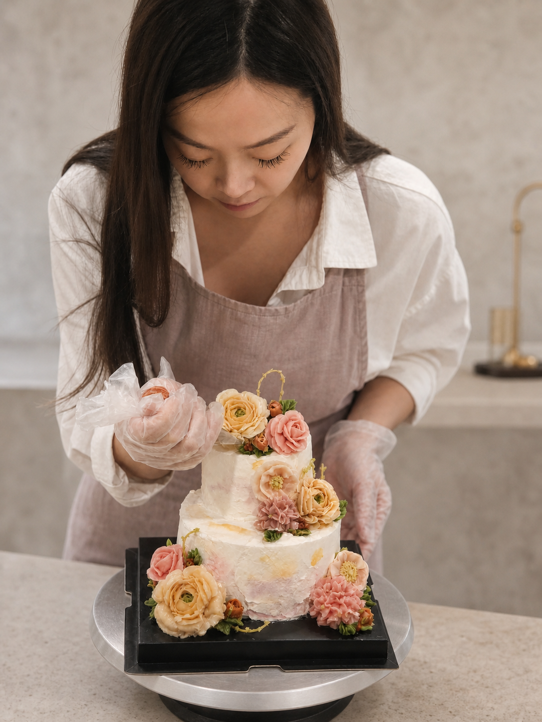 Floral wedding cake inquiry