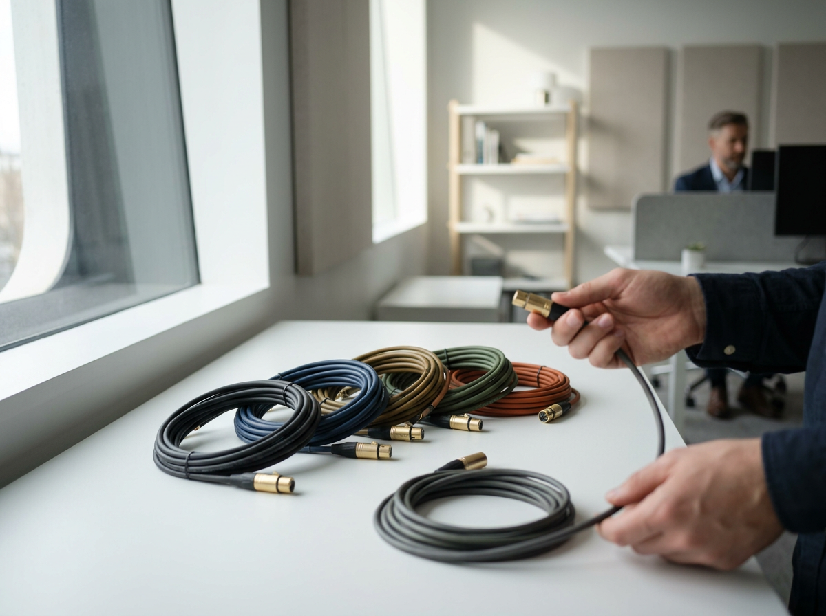 Colored XLR Cables