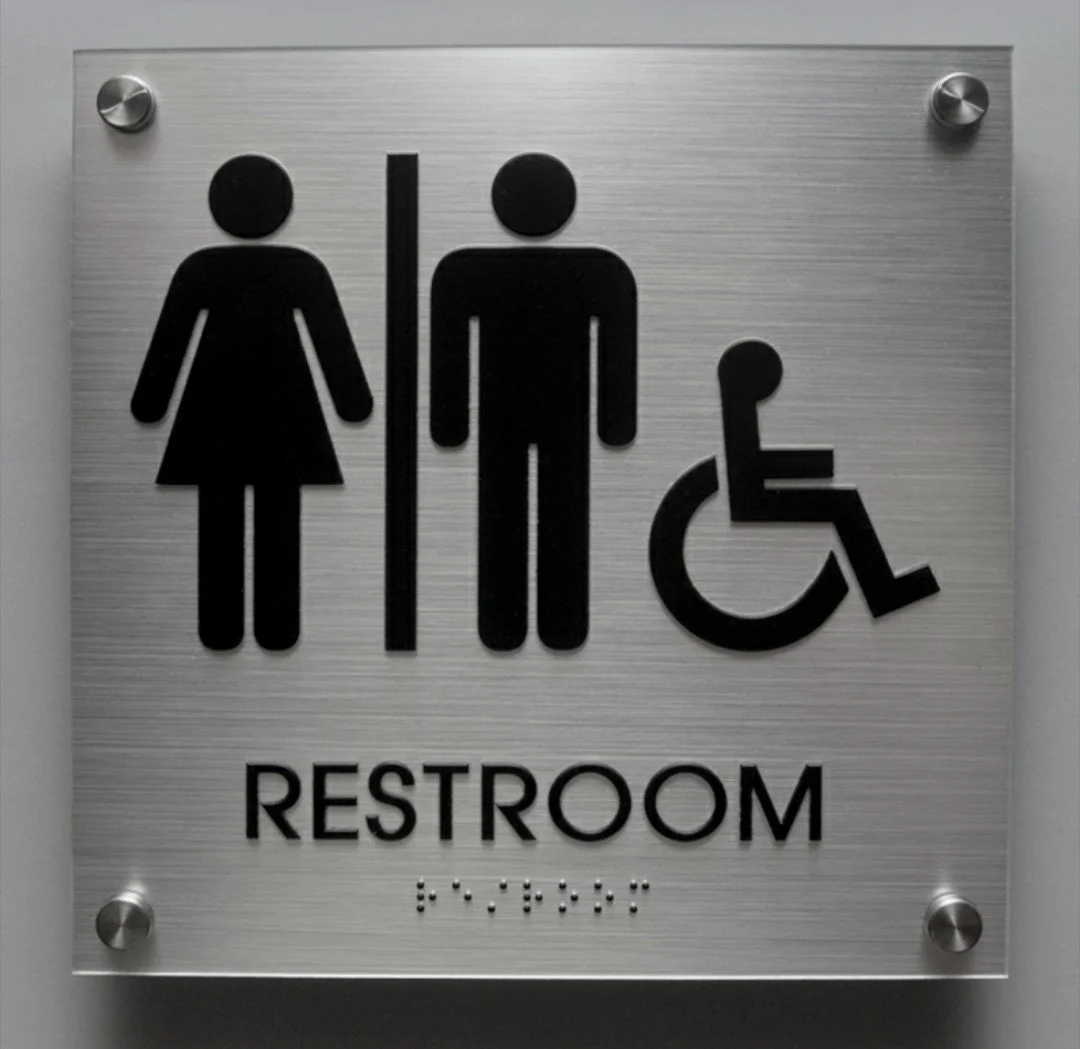 ADA Signage Created by Custom Graphics Georgia North Metro Atlanta Sign Installation and Service