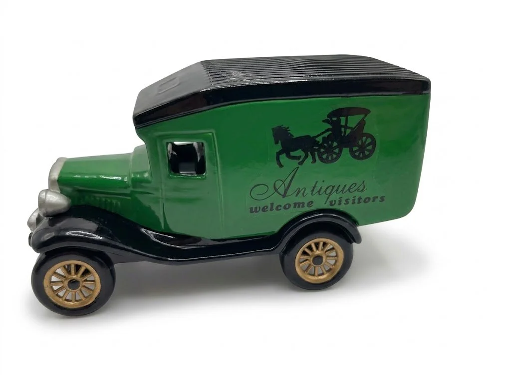 Die Cast Delivery Truck Green