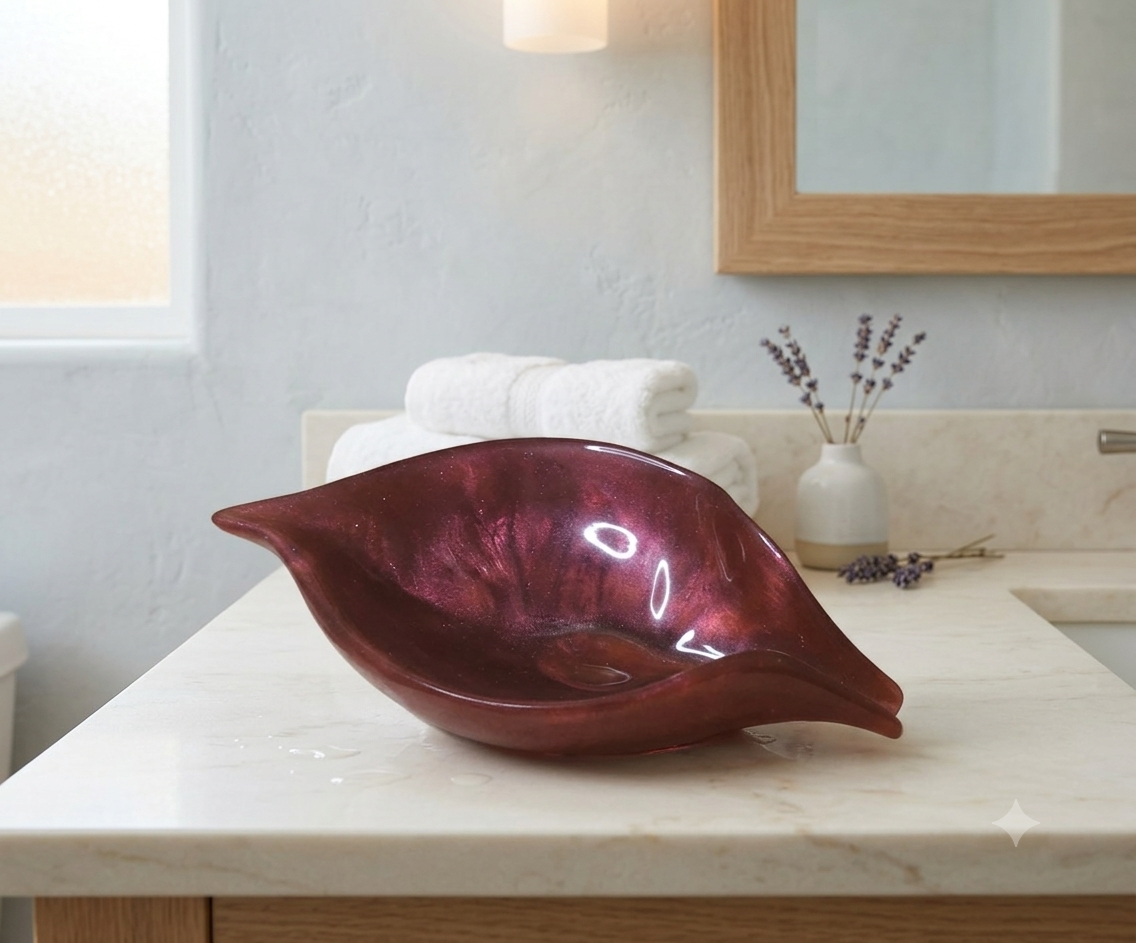 Self-Draining Soap Dishes Conch Style