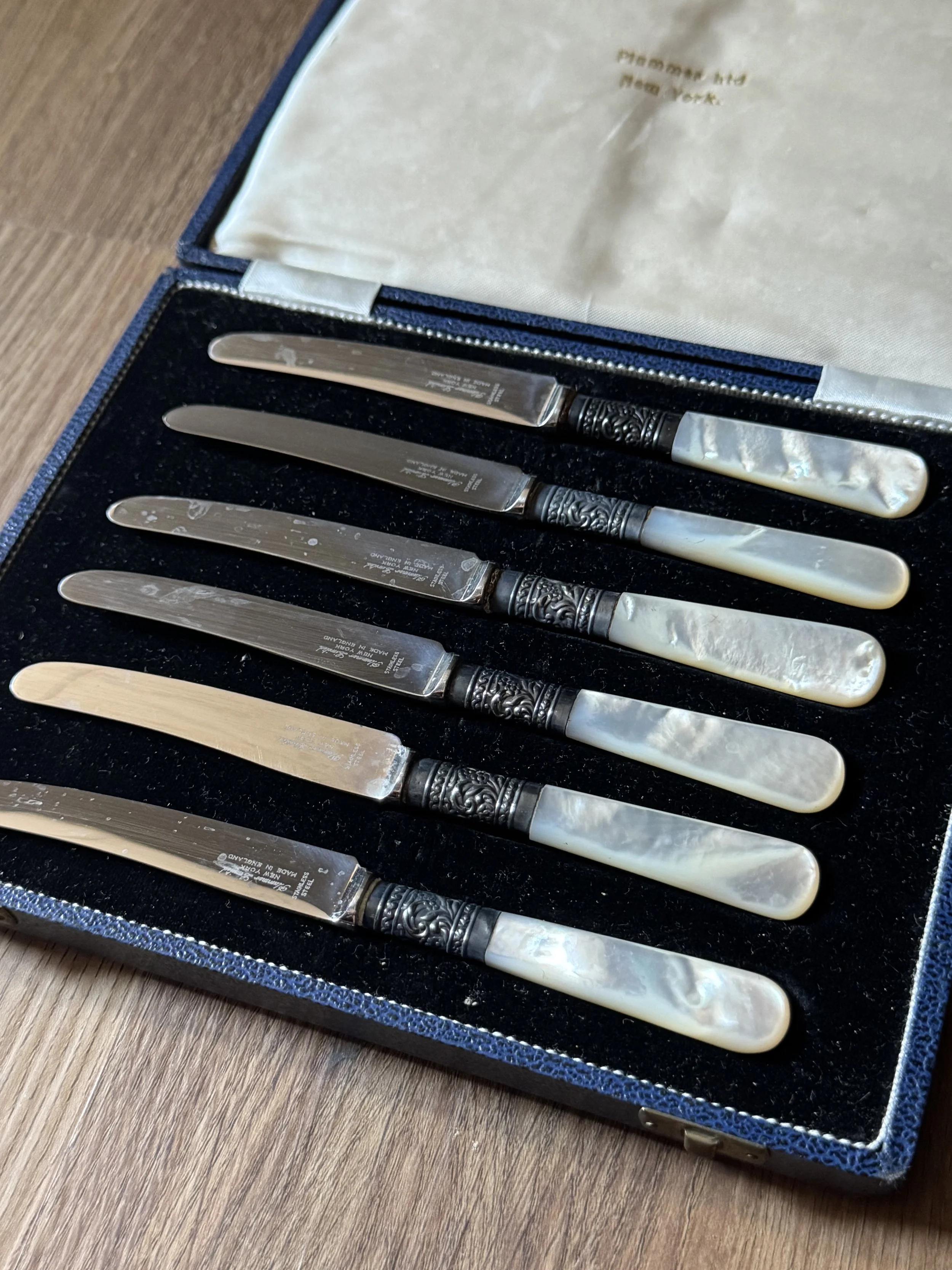 Mother of Pearl Handled Knives