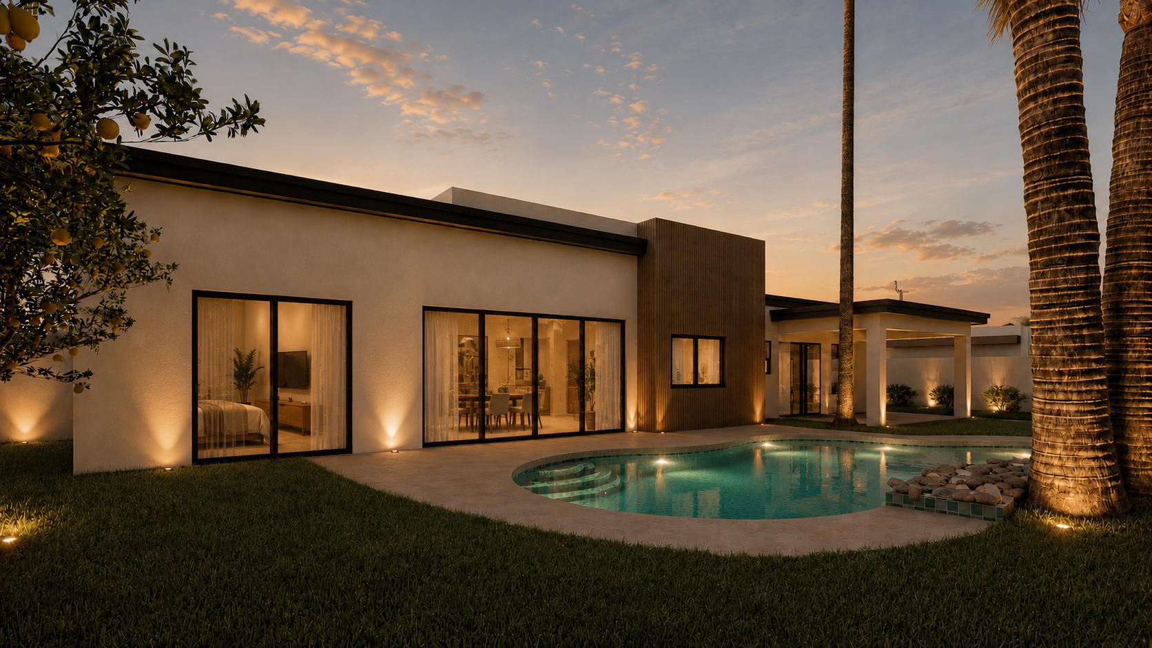 Custom Residence-Exterior Visualization
Scottsdale AZ USA 




