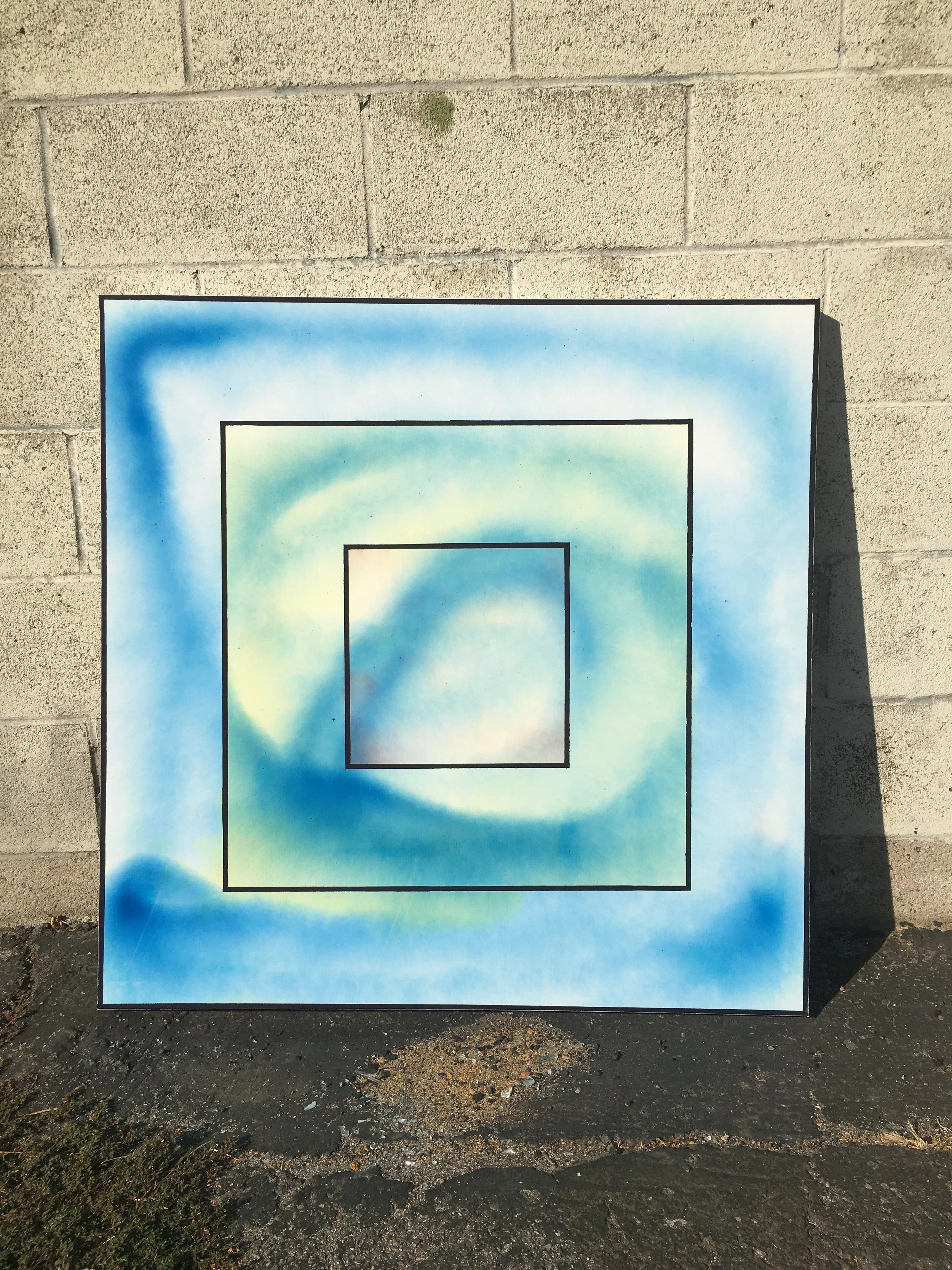 48in x 48in
raw pigment and paint on canvas